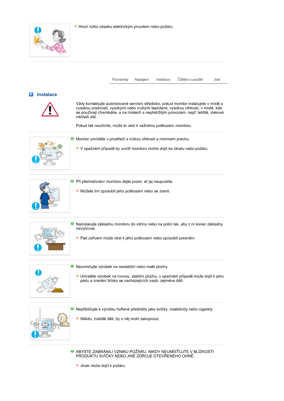 Samsung LS19PFGDFV/EDC manual Instalace 