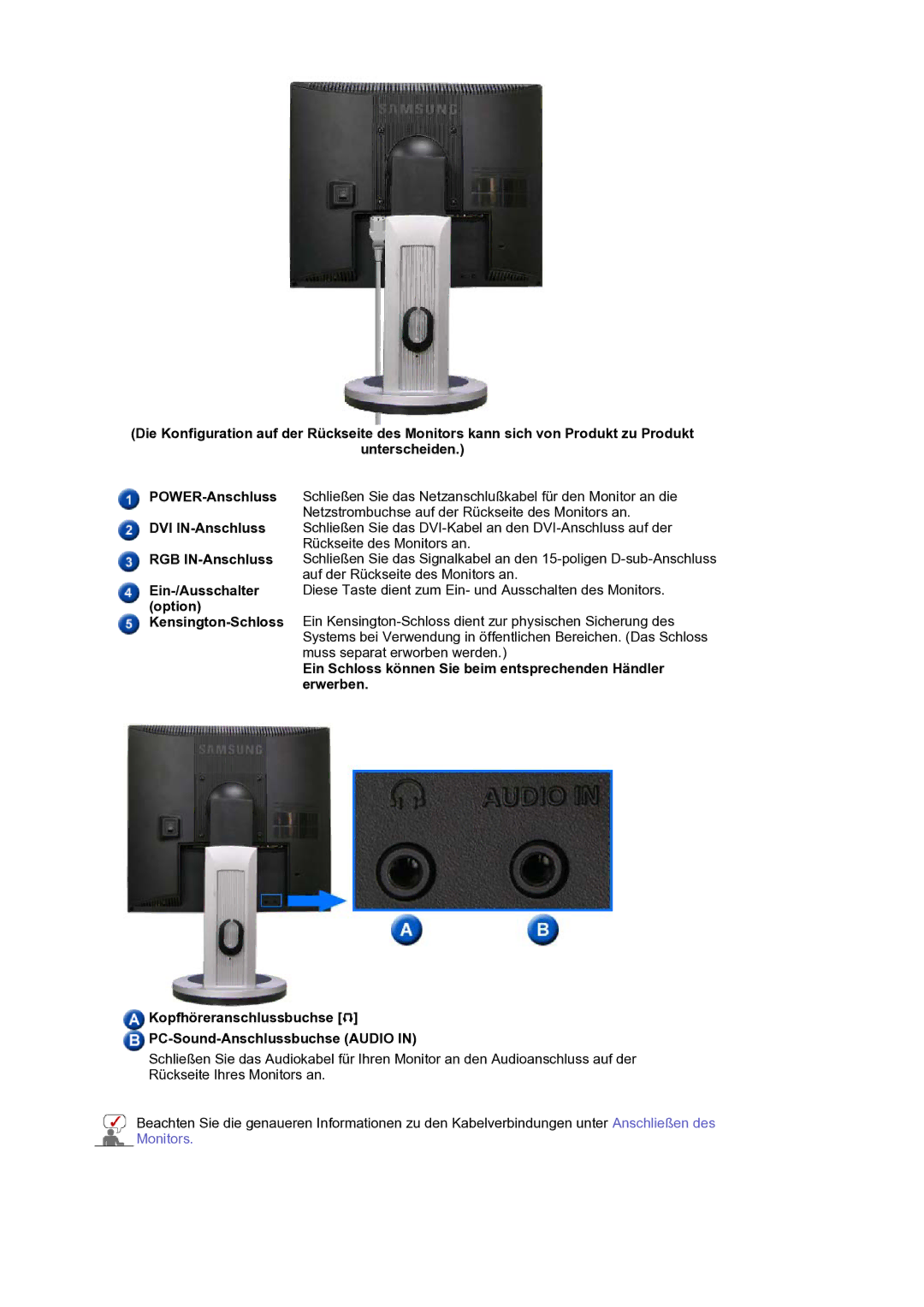 Samsung LS17PLMTSQ/EDC, LS19PLMTSQ/EDC manual Option 