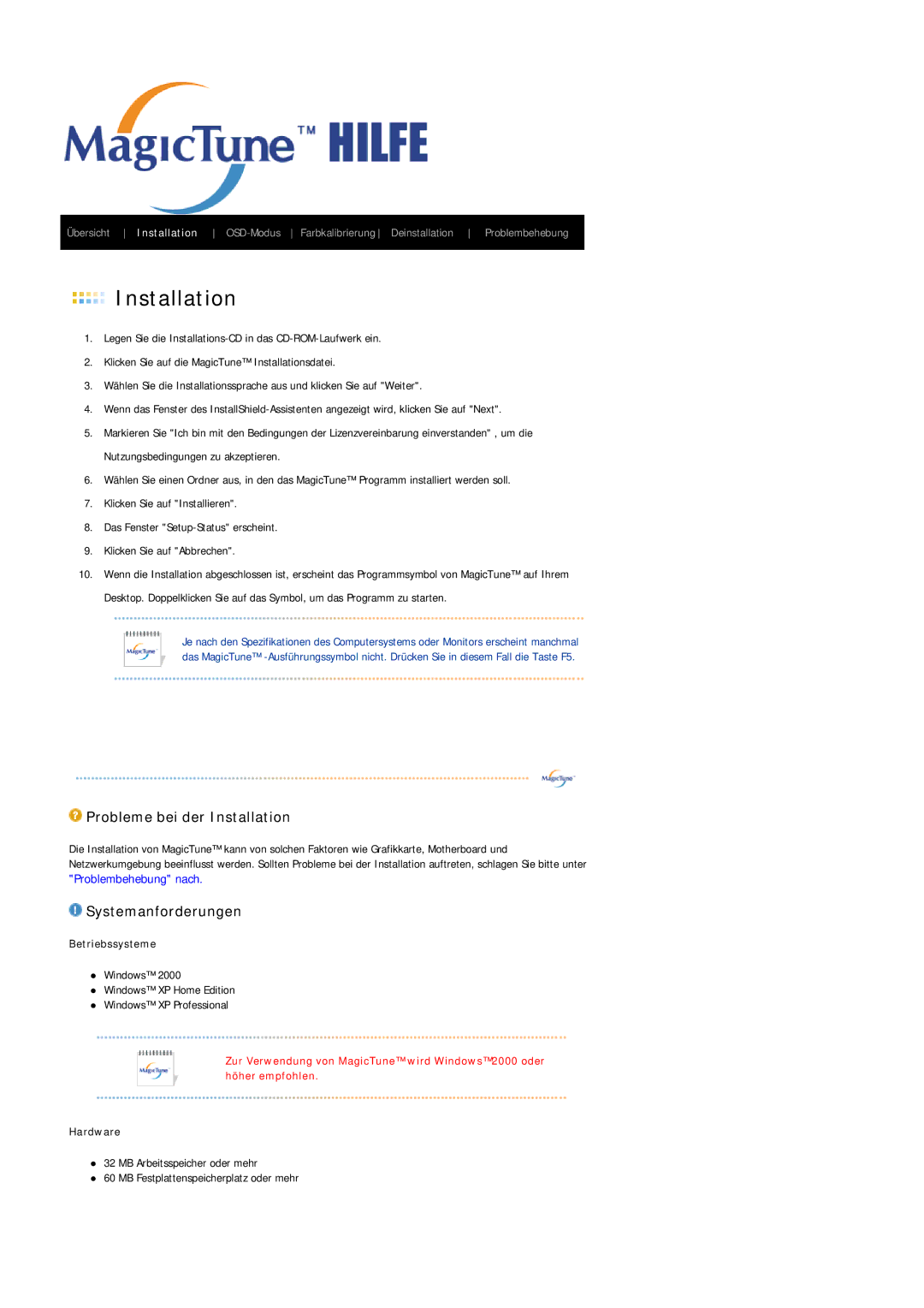 Samsung LS17PLMTSQ/EDC, LS19PLMTSQ/EDC manual Installation 