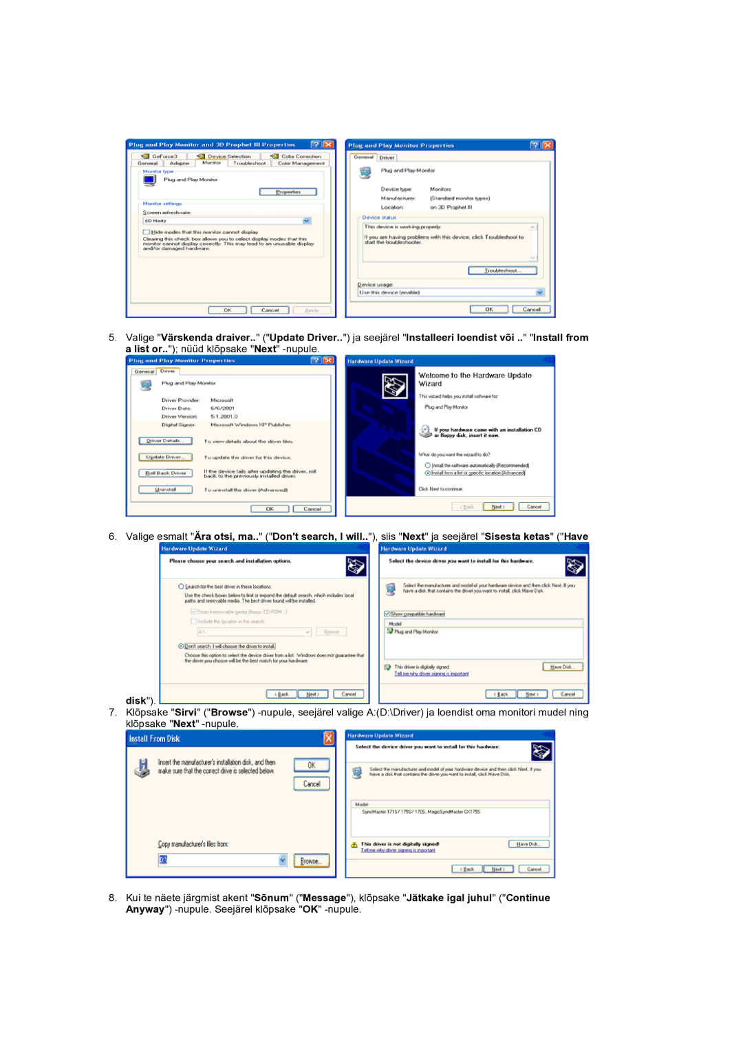 Samsung LS19RTUSS/EDC manual 