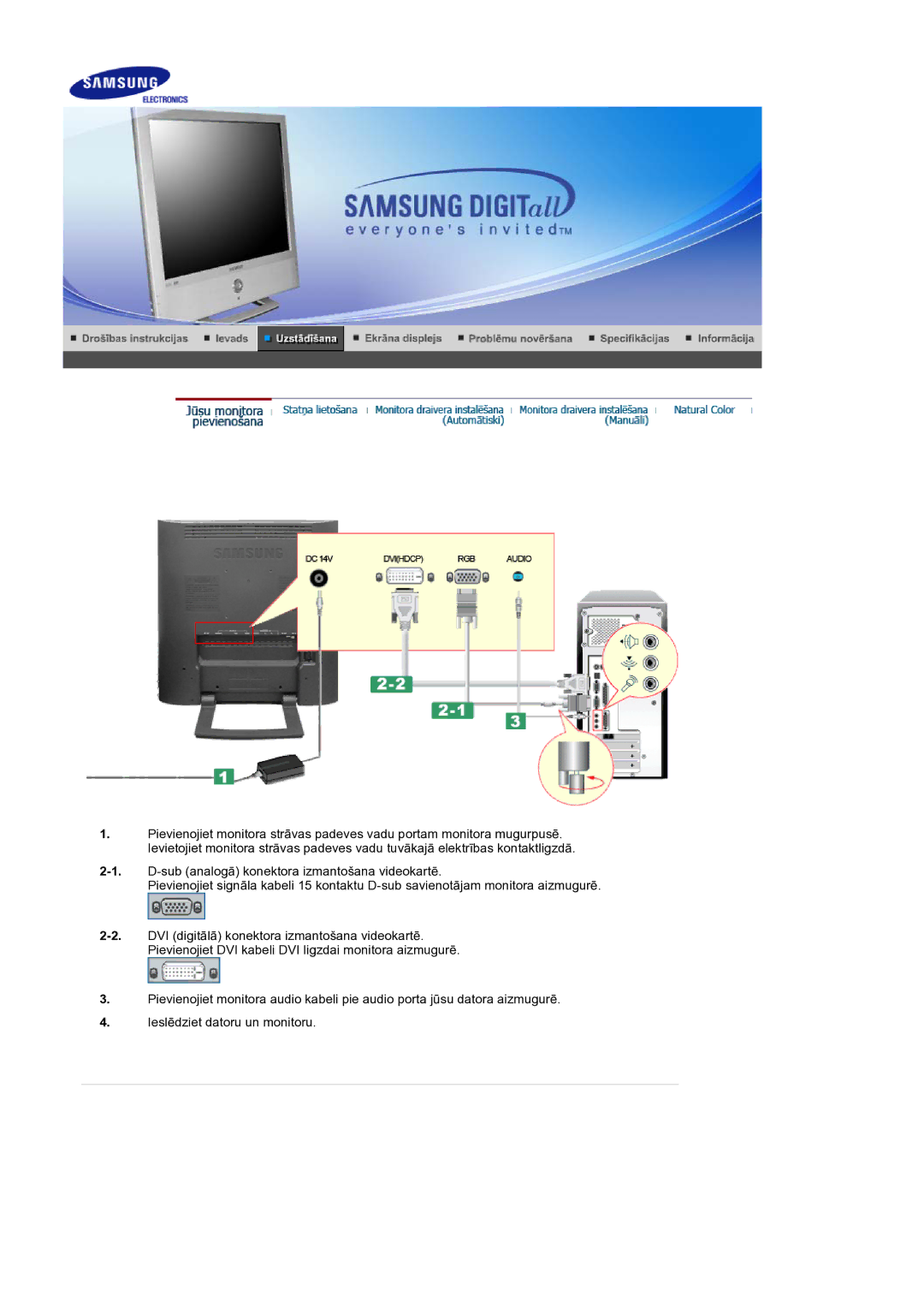 Samsung LS19RTUSS/EDC manual 