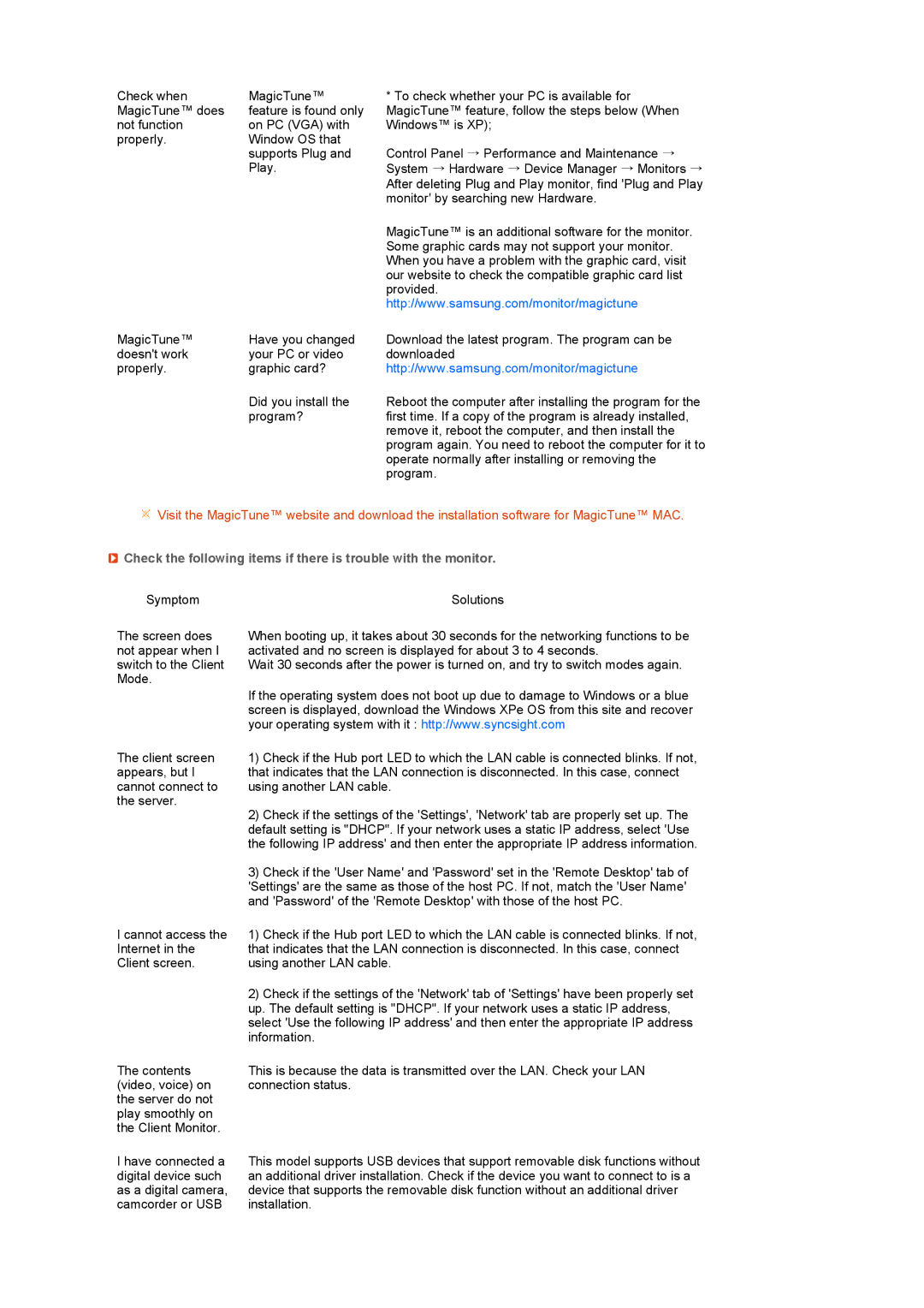 Samsung LF19TRTLSH/EDC, LS19TRNLS/EDC, LS17TRTLS/EDC, LS19TRTLS/EDC, LS19TRTLSY/EDC manual 