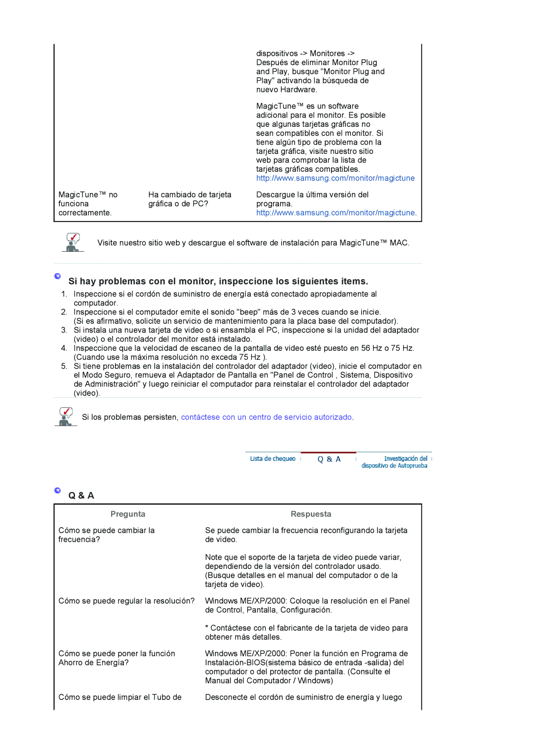 Samsung LS17VDPXHQ/EDC, LS19VDPXBQ/EDC, LS19VDPXHQ/EDC manual Pregunta 