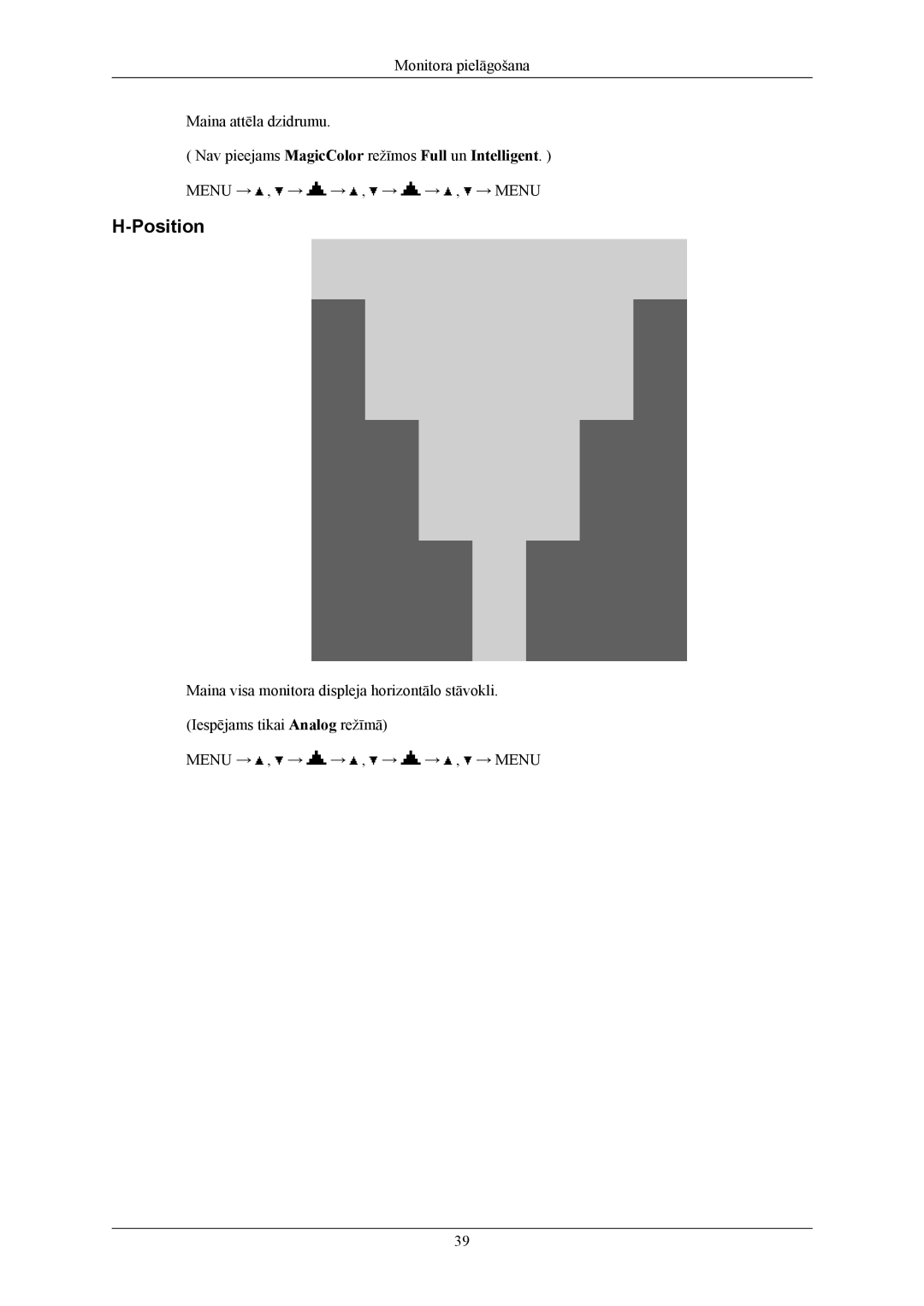 Samsung LS20AQWJFV/EDC, LS22AQWJFV/EDC manual Position 