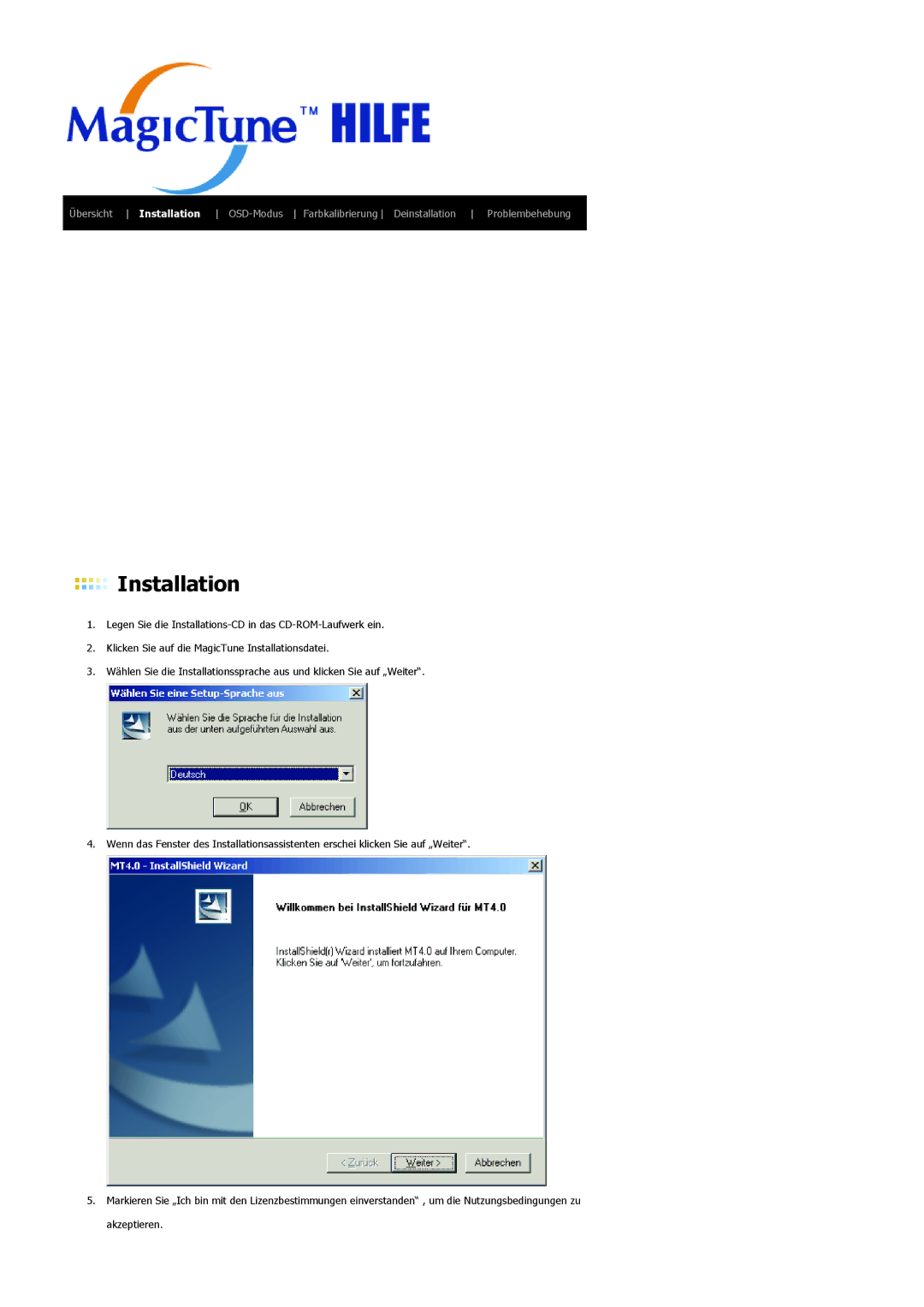 Samsung LS20BRCASZ/EDC manual Installation 