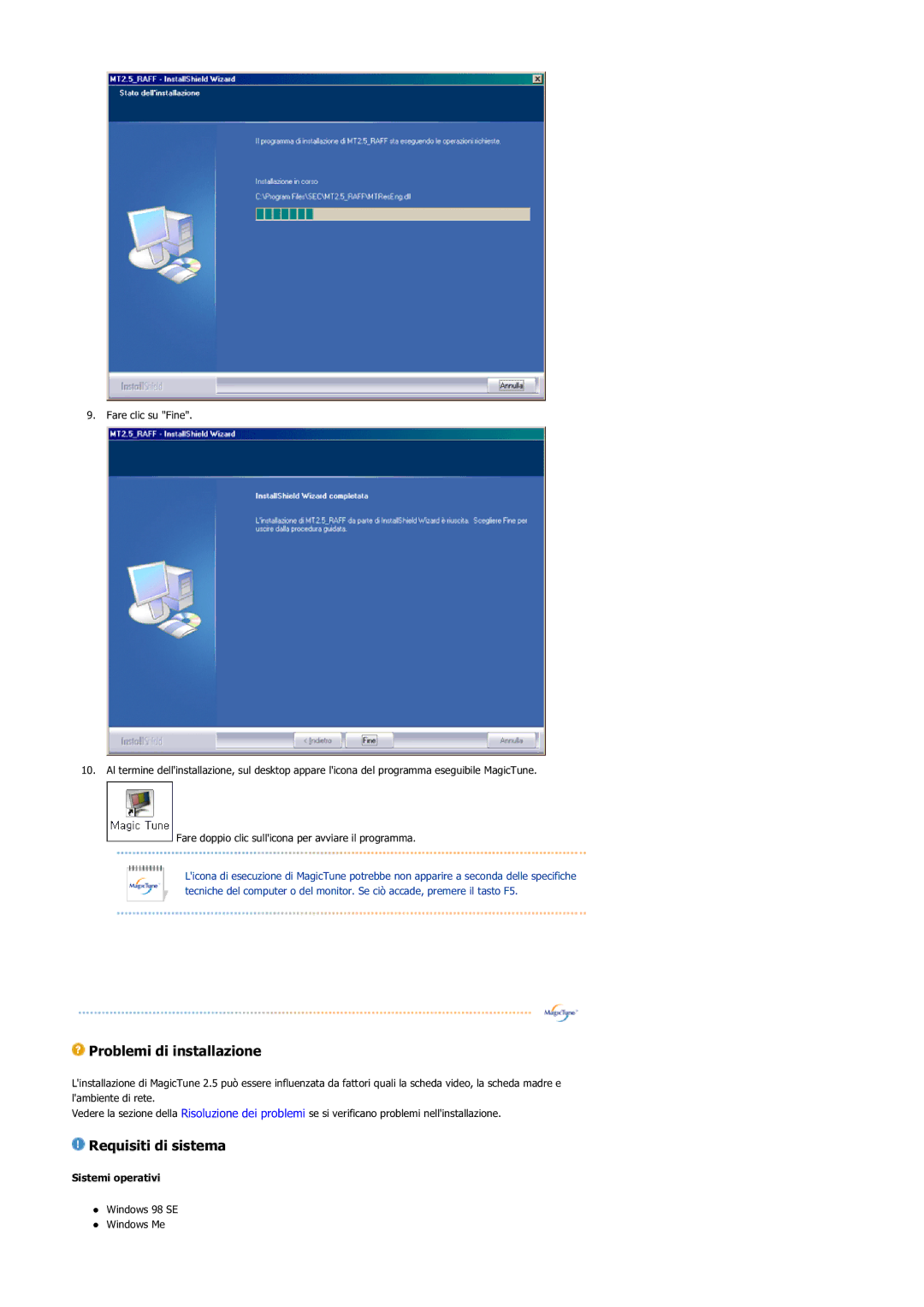 Samsung LS20BRDESQ/EDC, LS20BRDBSQ/EDC, LS20BRDBBV/XSE manual 3UREOHPLGLLQVWDOODLRQH 