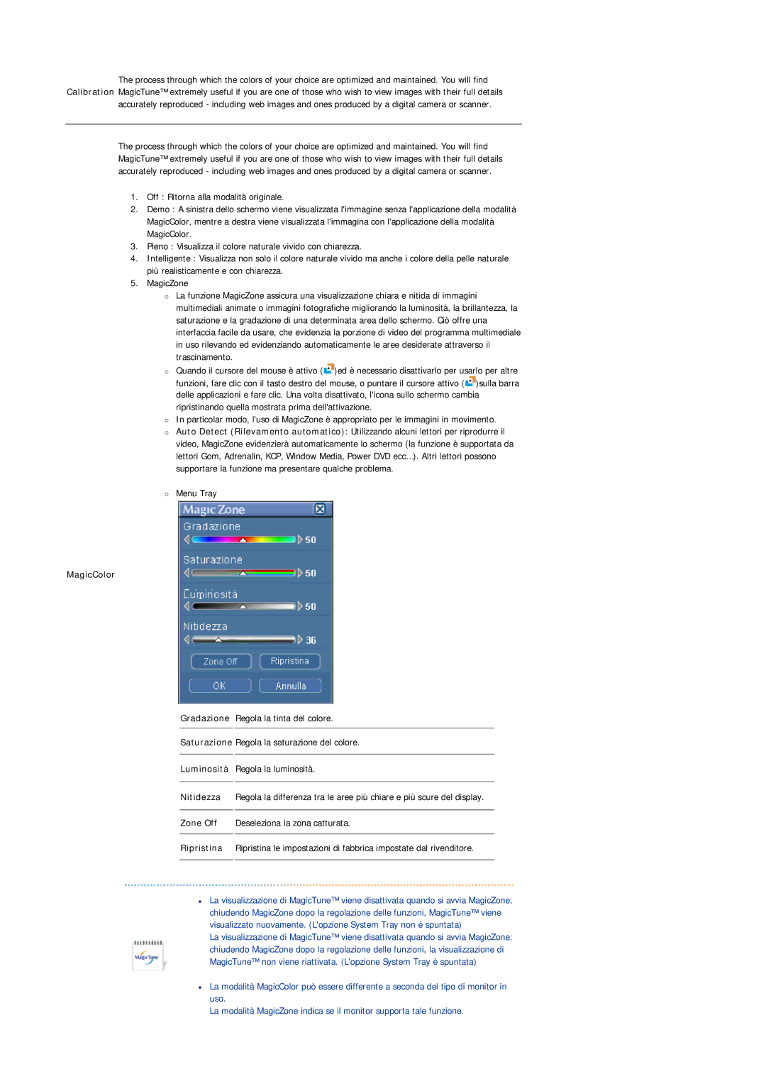 Samsung LS20BRDBBV/XSE, LS20BRDESQ/EDC, LS20BRDBSQ/EDC manual MagicColor 