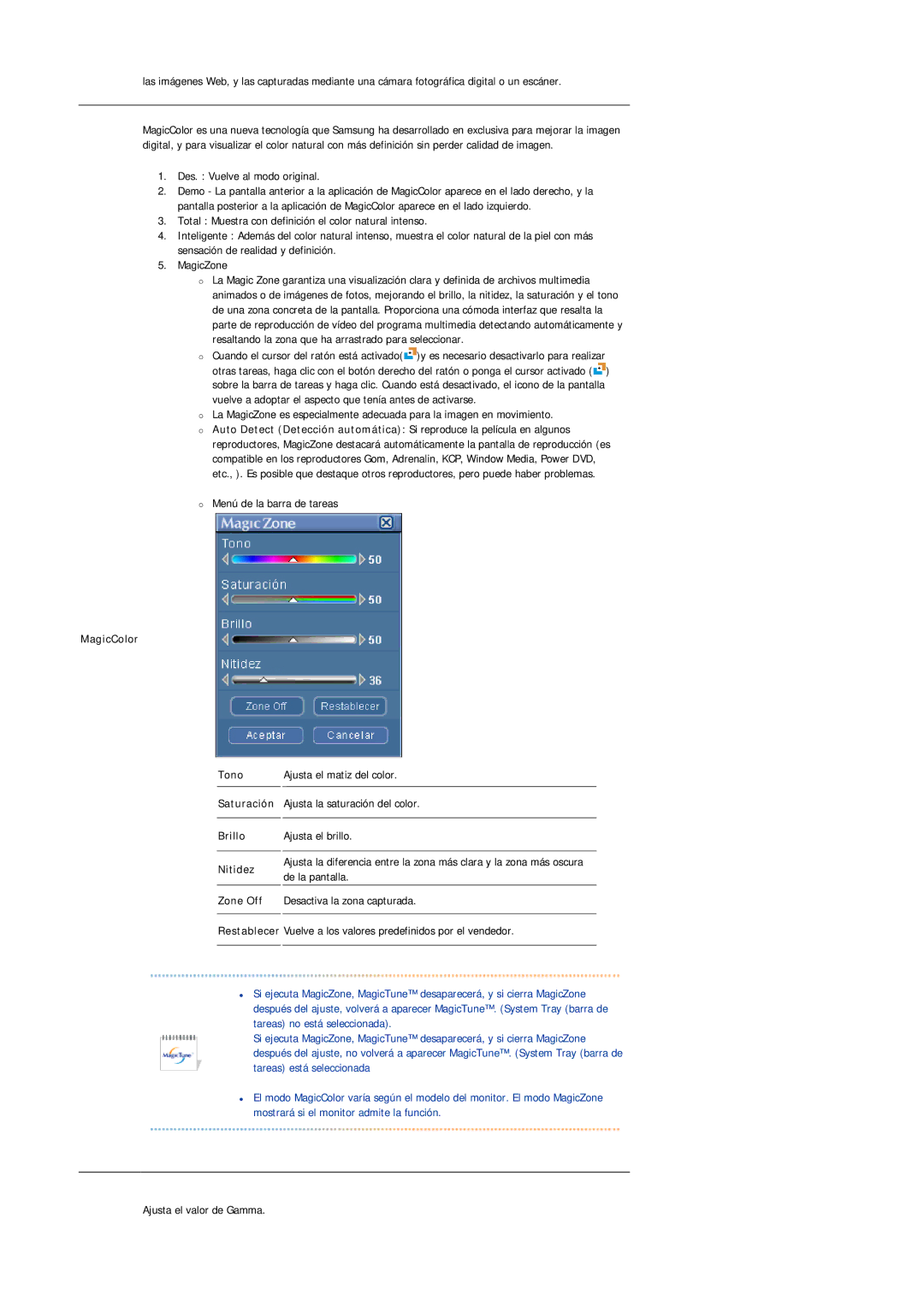 Samsung LS20BRDBSQ/EDC, LS20BRDESQ/EDC manual MagicColor 