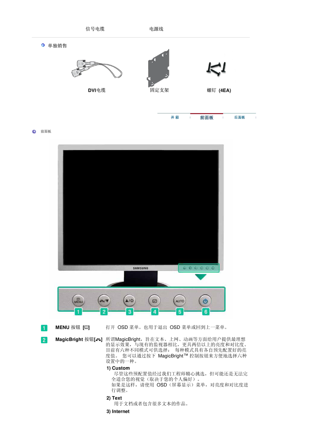 Samsung LS20BRDESQ/EDC, LS20BRDBSQ/EDC manual Dvi 