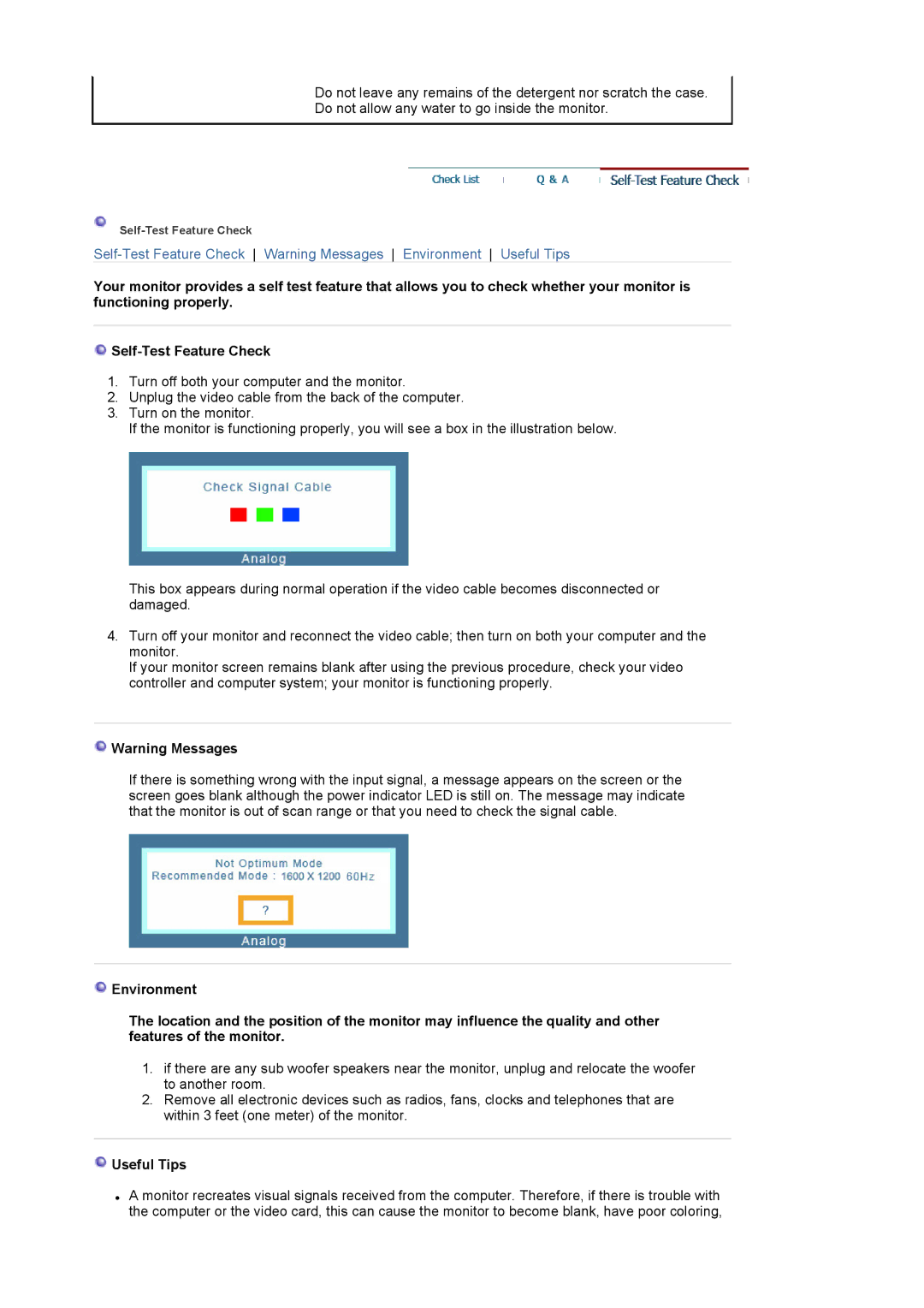 Samsung LS20BRDBSQ/XSA, LS20BRDESQ/EDC, LS20BRDTS/EDC, LS20BRDBSQ/EDC, LS20BRDBBV/XSE manual Useful Tips 