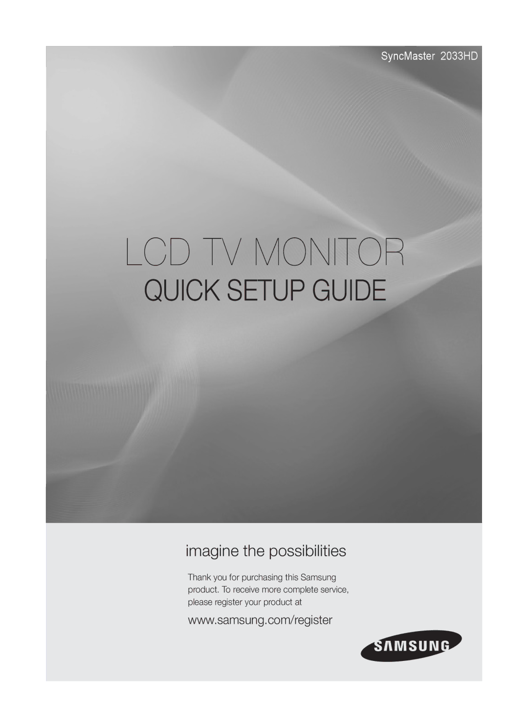 Samsung LS20CFVKF/XE manual LCD TV-skärm 