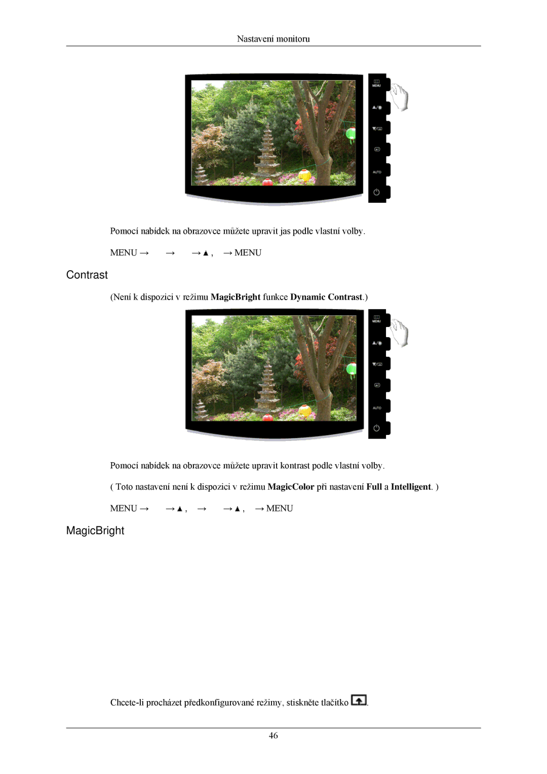 Samsung LS22CMZKFV/ZA, LS20CMZKFVA/EN, LS20CMZKFV/EN manual Contrast 