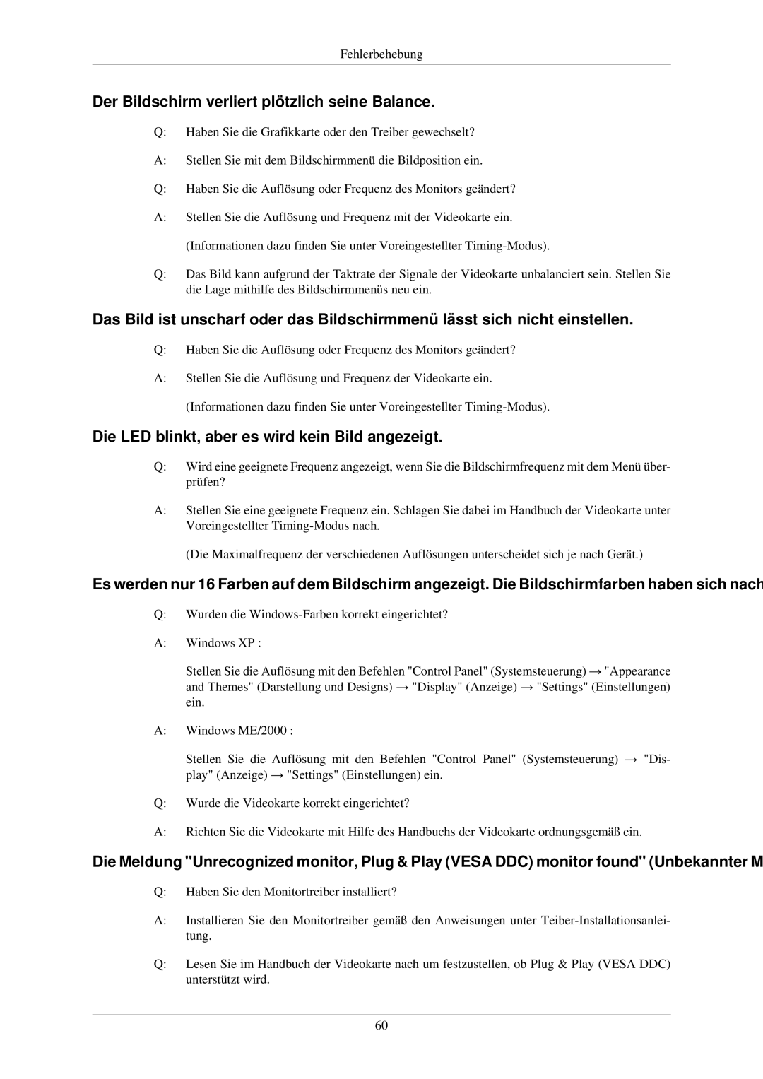 Samsung LS20CMZKFV/EN Der Bildschirm verliert plötzlich seine Balance, Die LED blinkt, aber es wird kein Bild angezeigt 