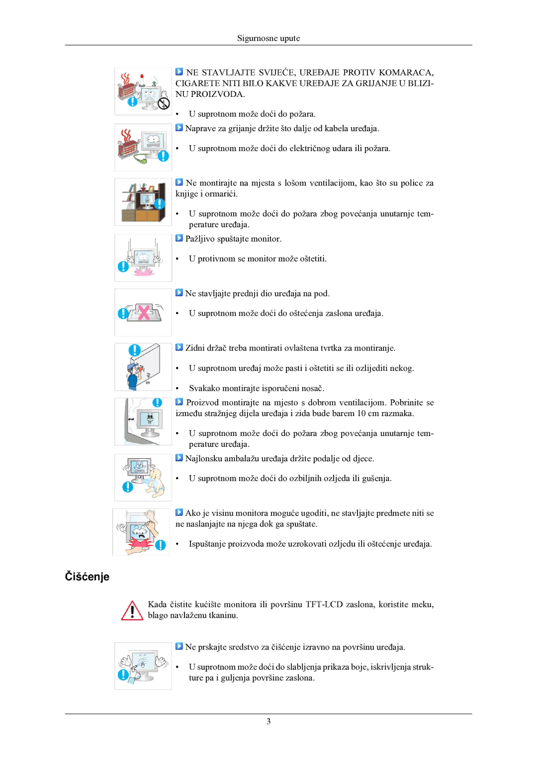 Samsung LS20CMZKFVA/EN, LS20CMZKFV/EN manual Čišćenje 