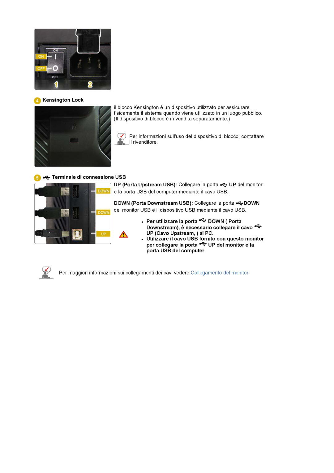 Samsung LS20EDXEB/EDC manual Kensington Lock 