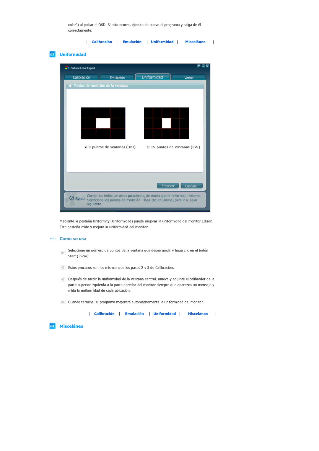 Samsung LS20EDXEB/EDC manual Misceláneo 