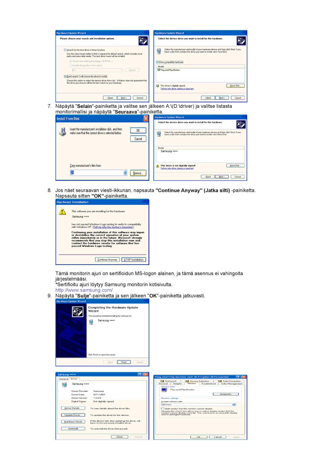 Samsung LS20EDXEB/EDC manual 