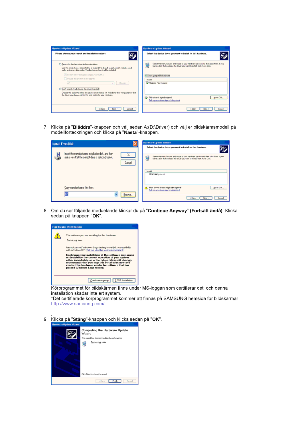 Samsung LS20EDXEB/EDC manual 