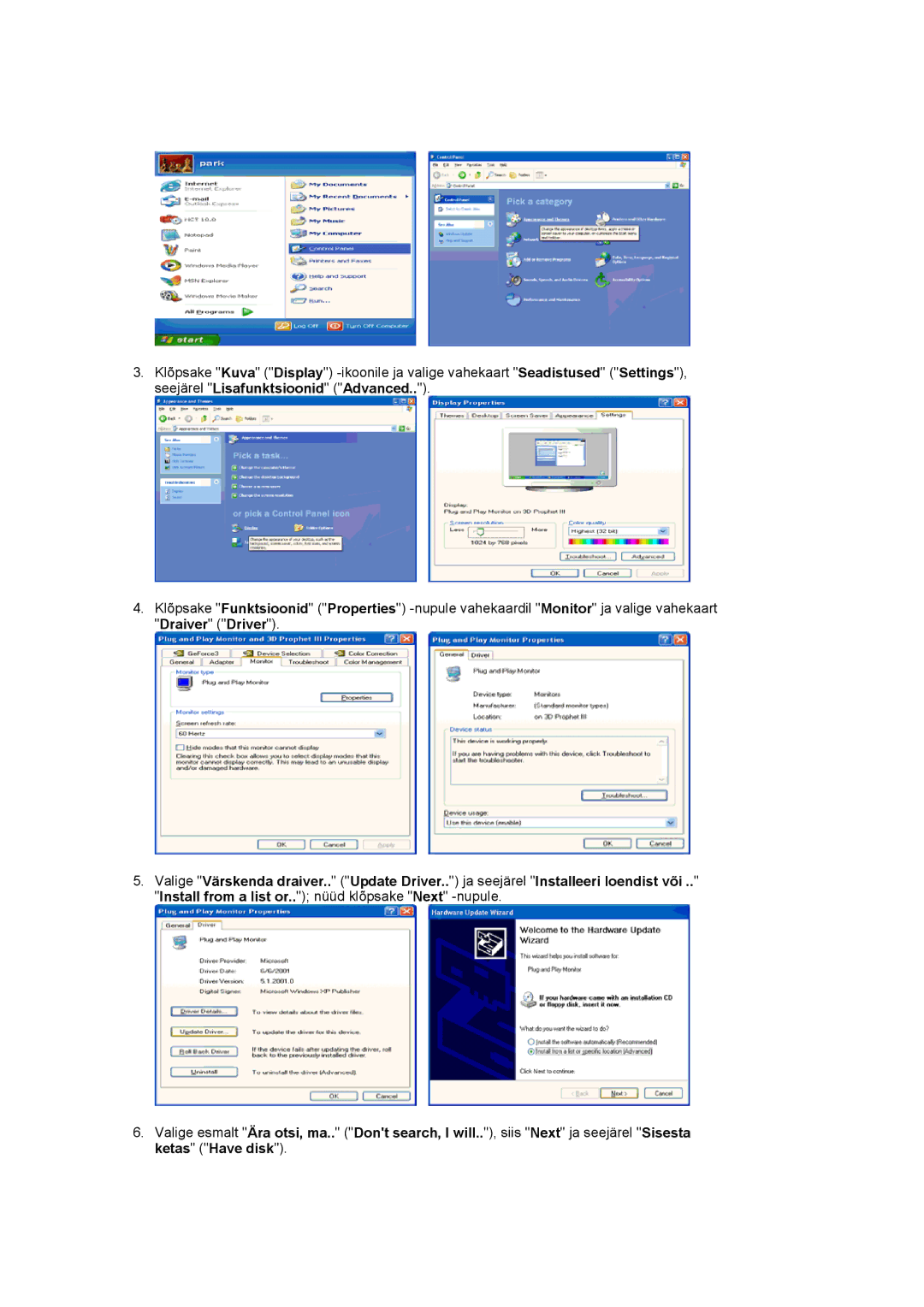 Samsung LS20EDXEB/EDC manual 