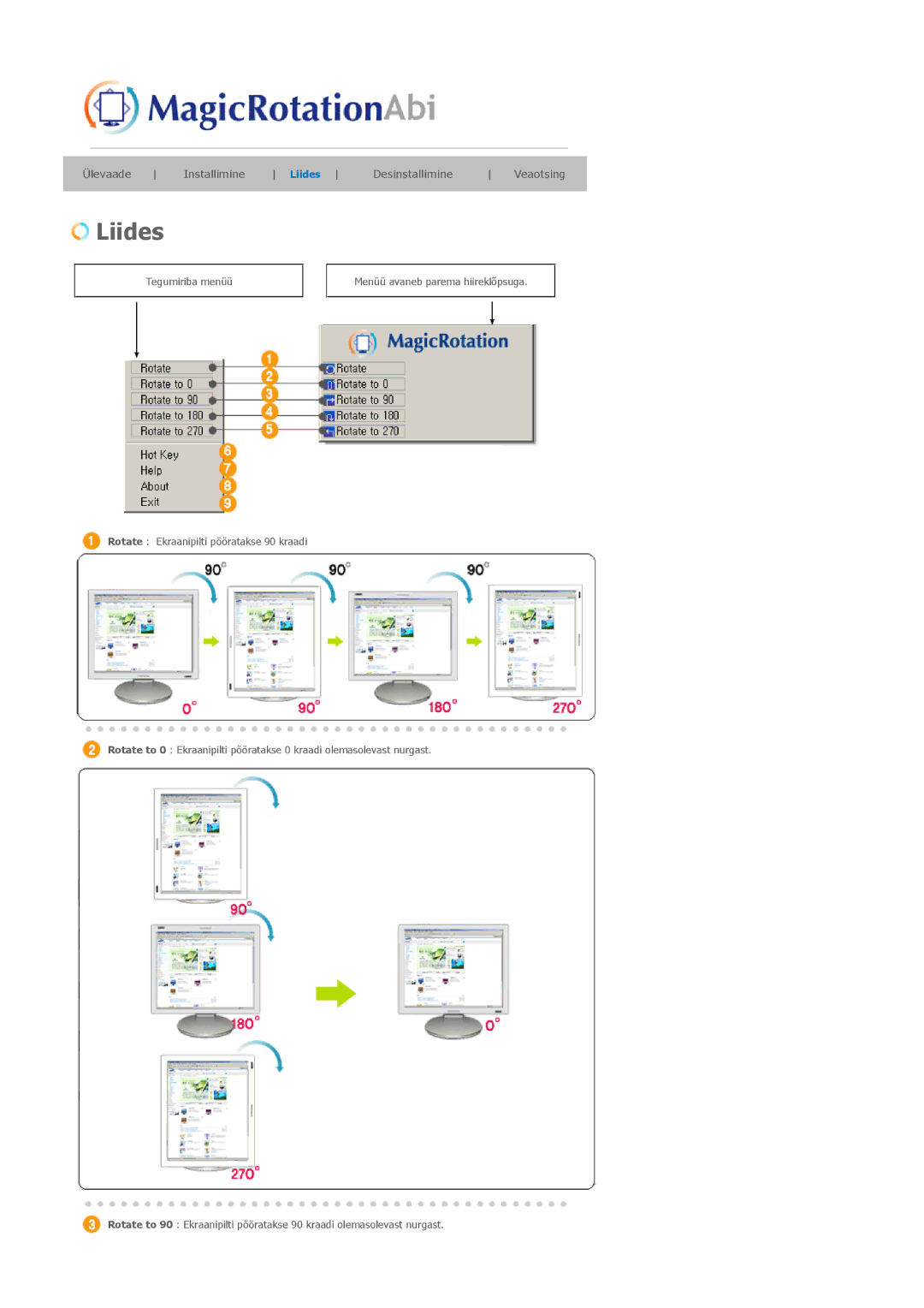 Samsung LS20EDXEB/EDC manual Liides 