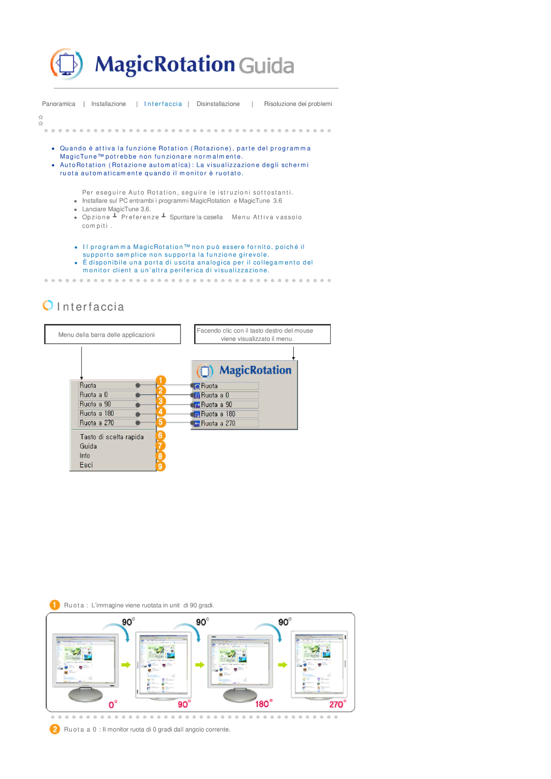 Samsung LS20HABBSQ/EDC, LS20HABESQ/EDC manual Interfaccia 