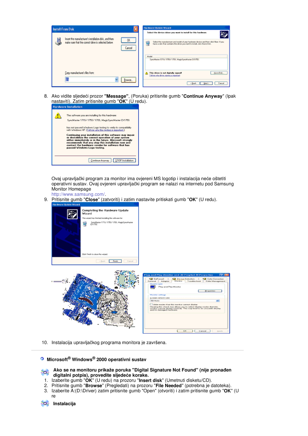 Samsung LS20HABESQ/EDC, LS20HABBSQ/EDC manual Instalacija 