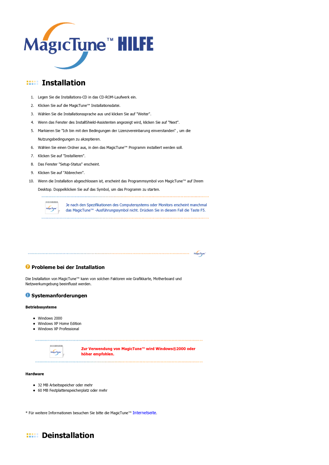 Samsung LS20HAMBSQ/EDC manual Installation 