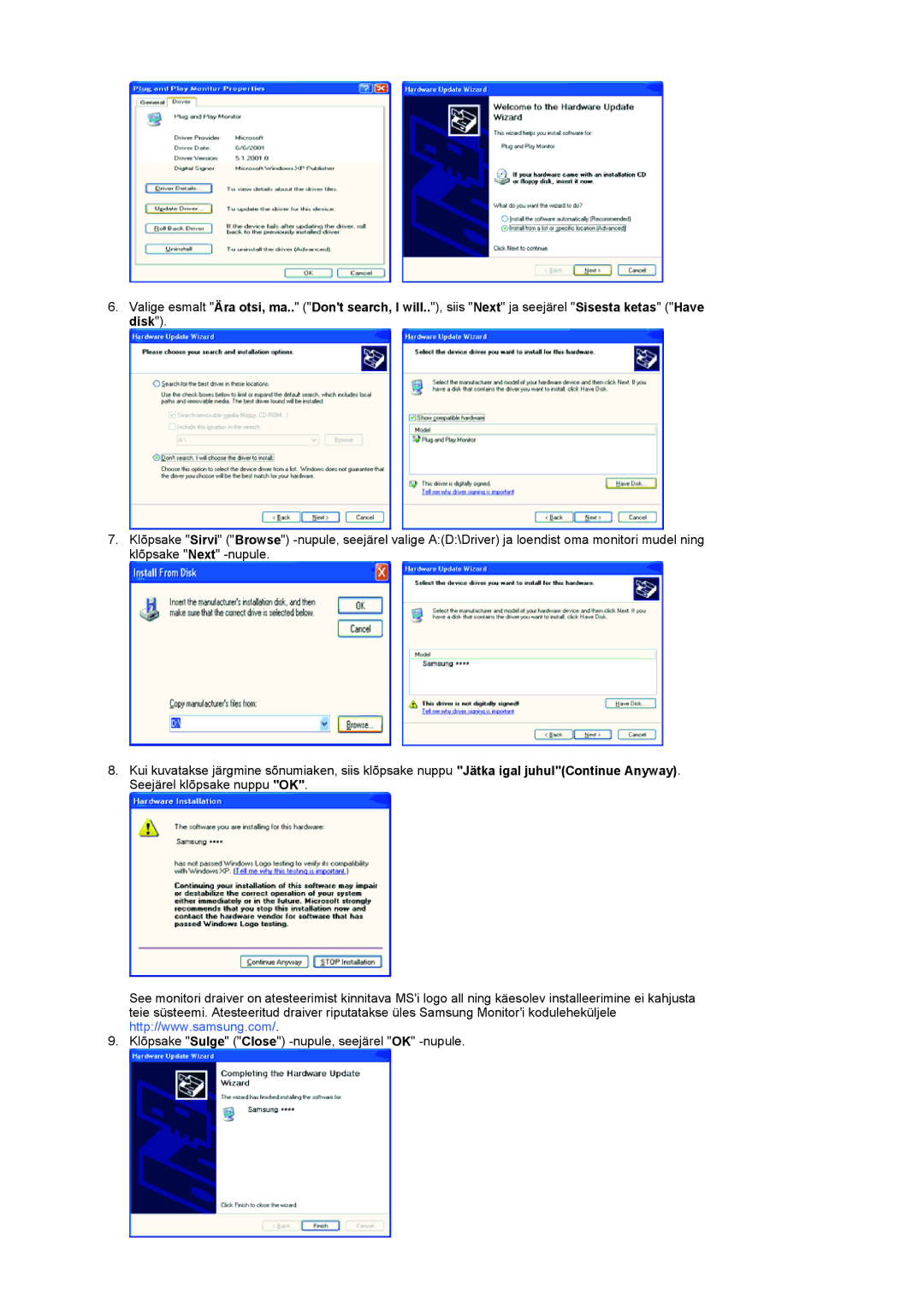 Samsung LS20HANKSHEDC, LS19HANKBDHEDC manual 