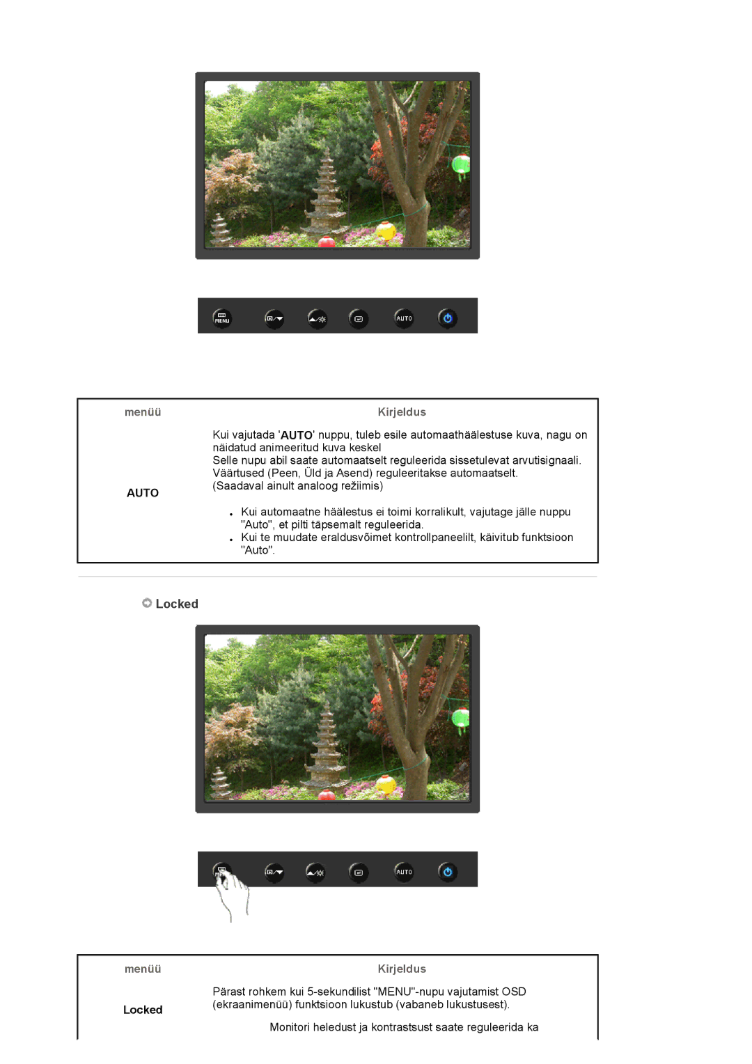 Samsung LS20HANKSHEDC, LS19HANKBDHEDC manual Locked 