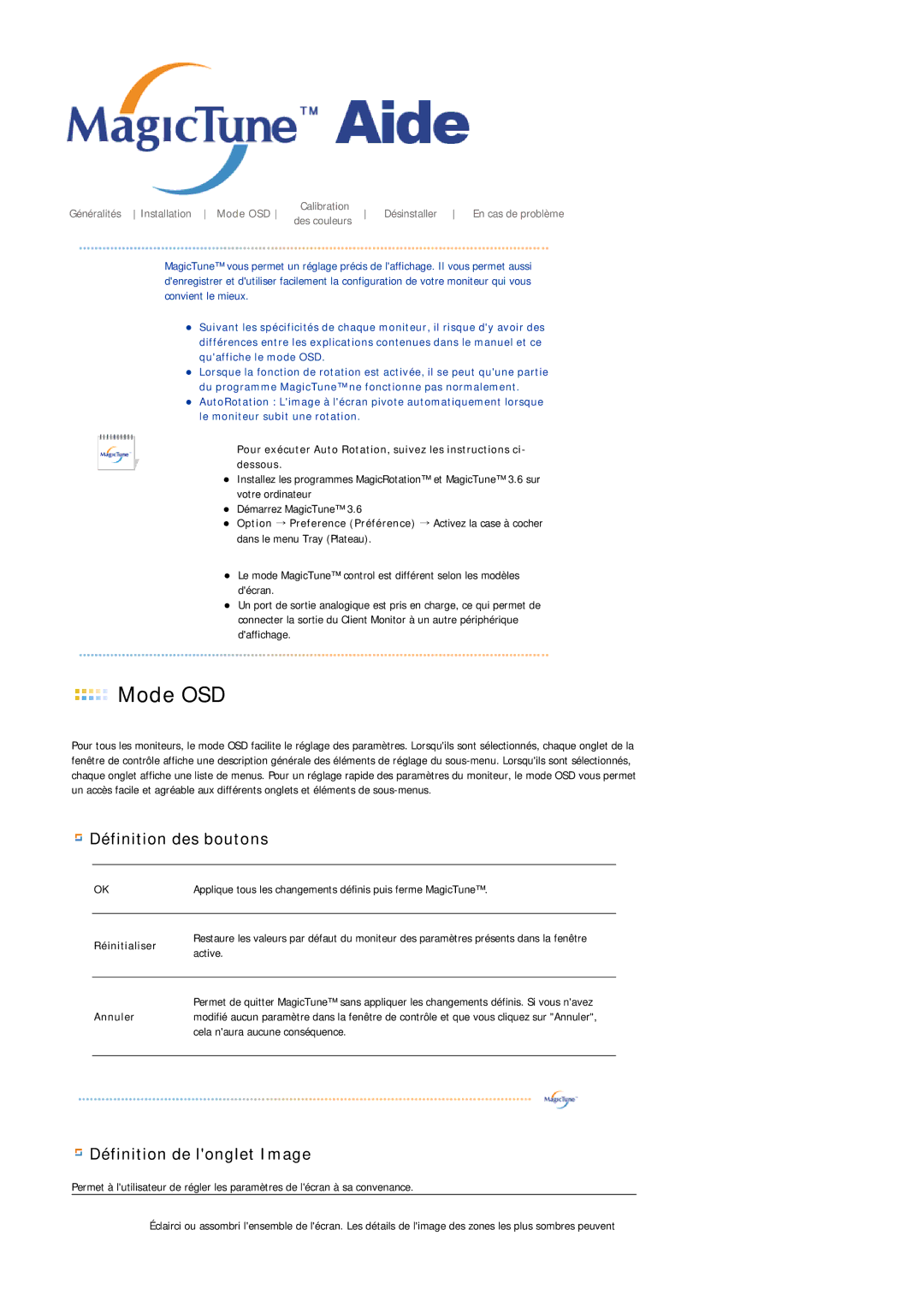 Samsung LS20HAWCSQ/EDC, LS20HAWCSZ/EDC manual Mode OSD 