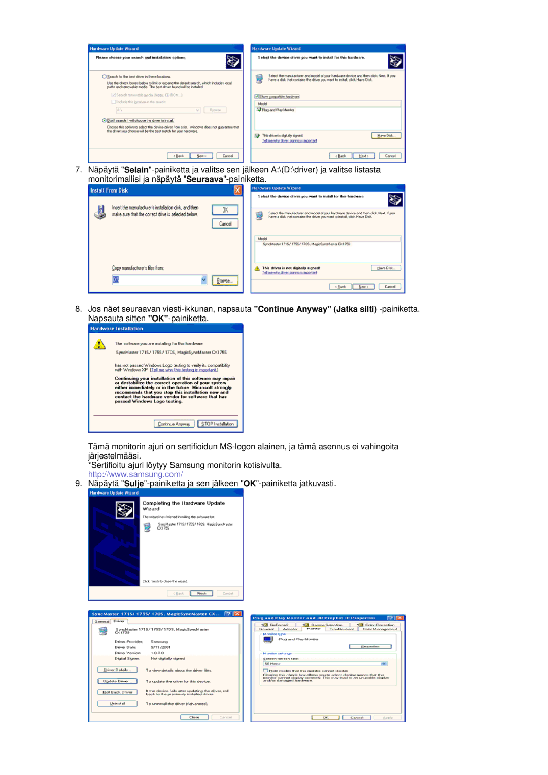 Samsung LS20HAWCSZ/EDC, LS20HAWCSQ/EDC manual 