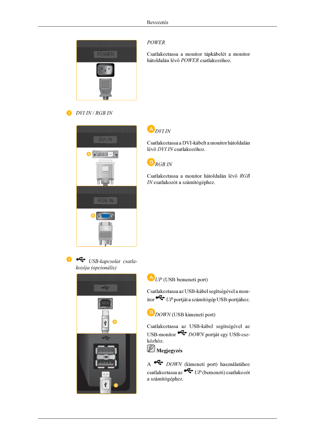 Samsung LS20LIUJFV/EN manual DVI in / RGB 