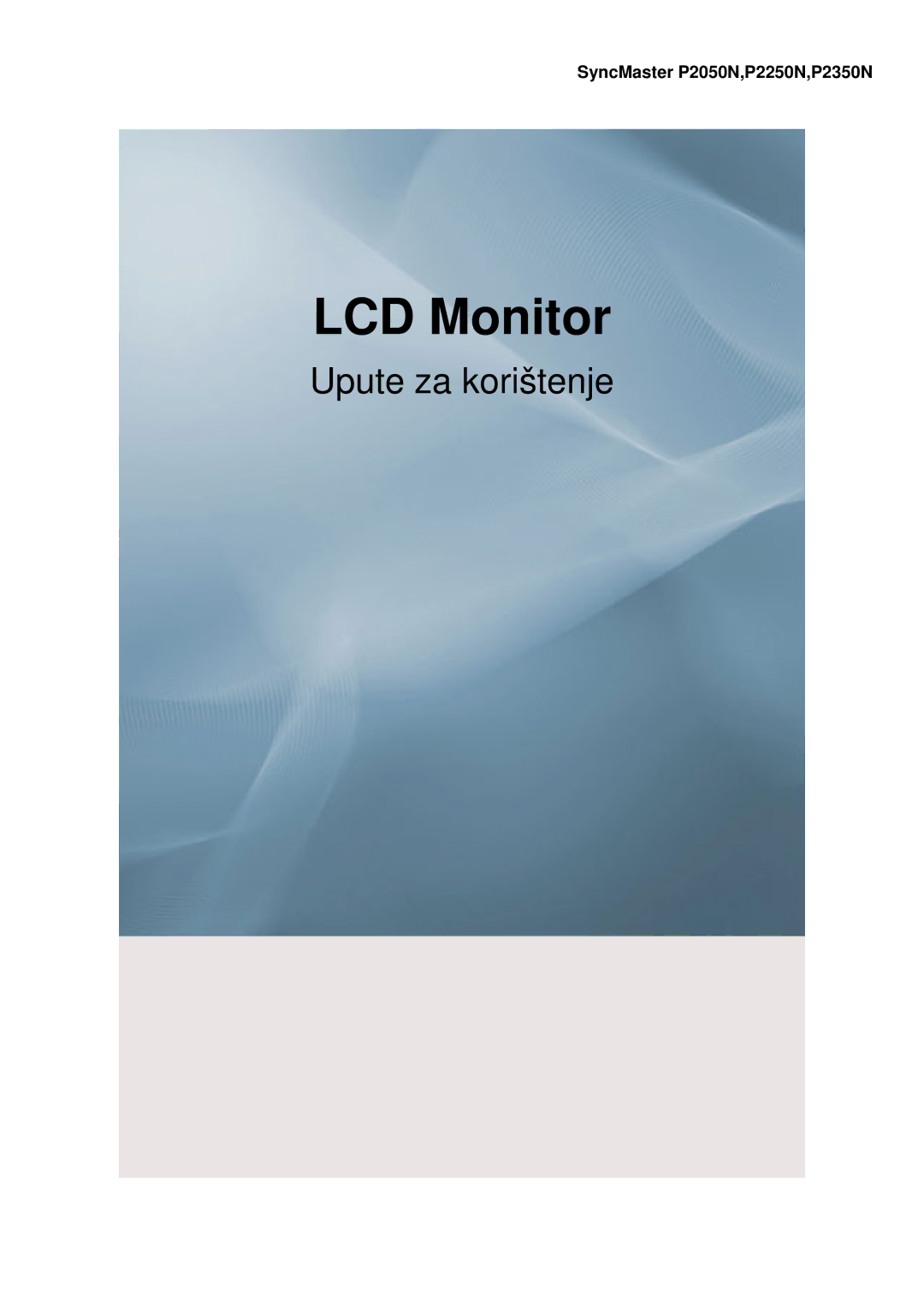 Samsung LS22LRYKU/EN manual LCD Монитор 