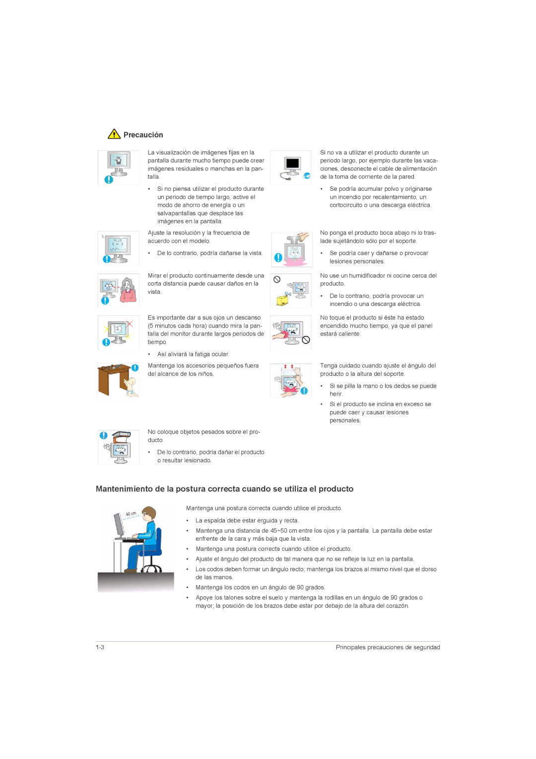 Samsung LS20LRZKUV/EN, LS22LRZKUV/EN, LS23LRZKUV/EN, LS23LRZKUV/ZC manual Precaución 