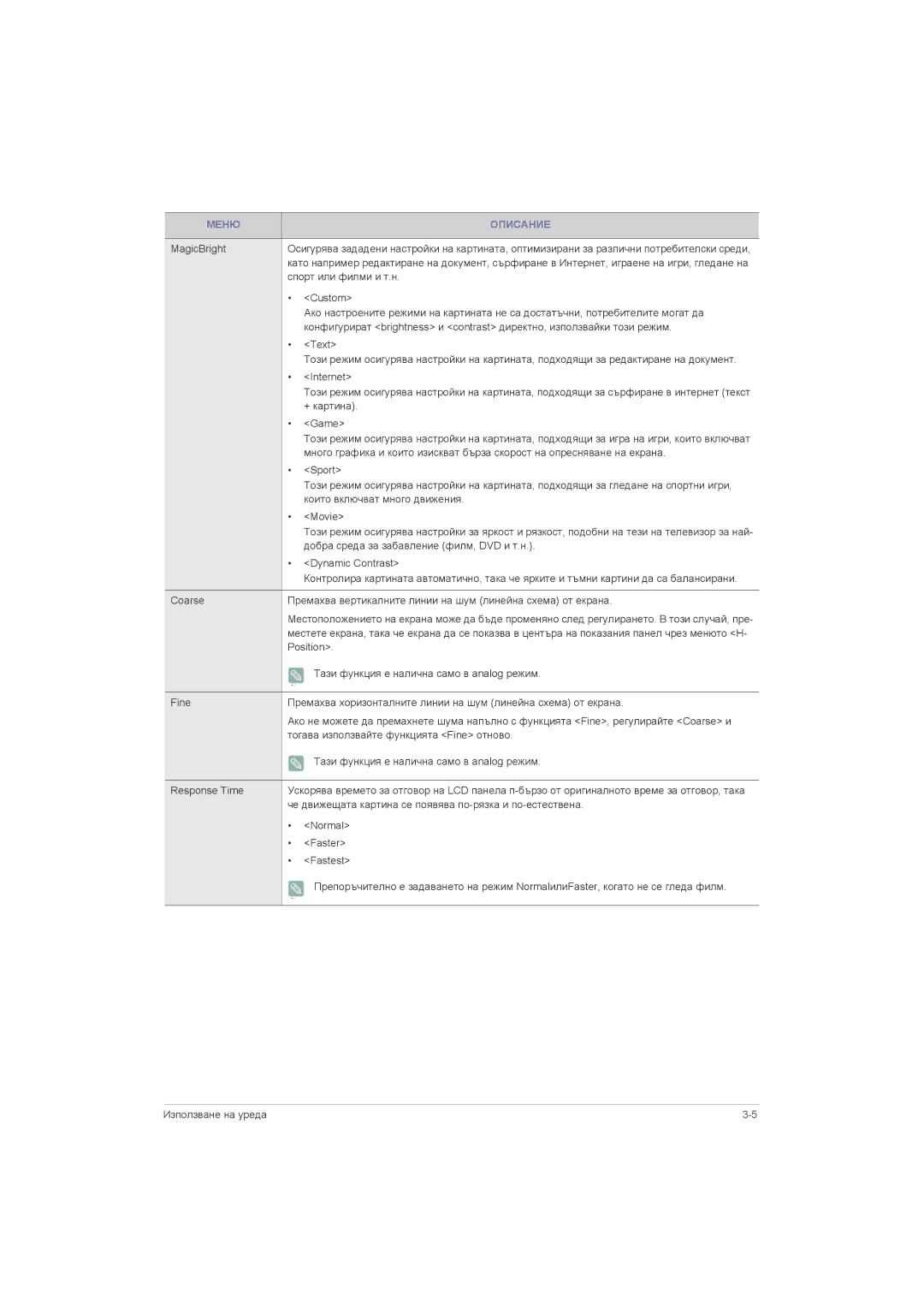 Samsung LS23LRZKUV/EN, LS20LRZKUV/EN, LS22LRZKUV/EN manual Спорт или филми и т.н 