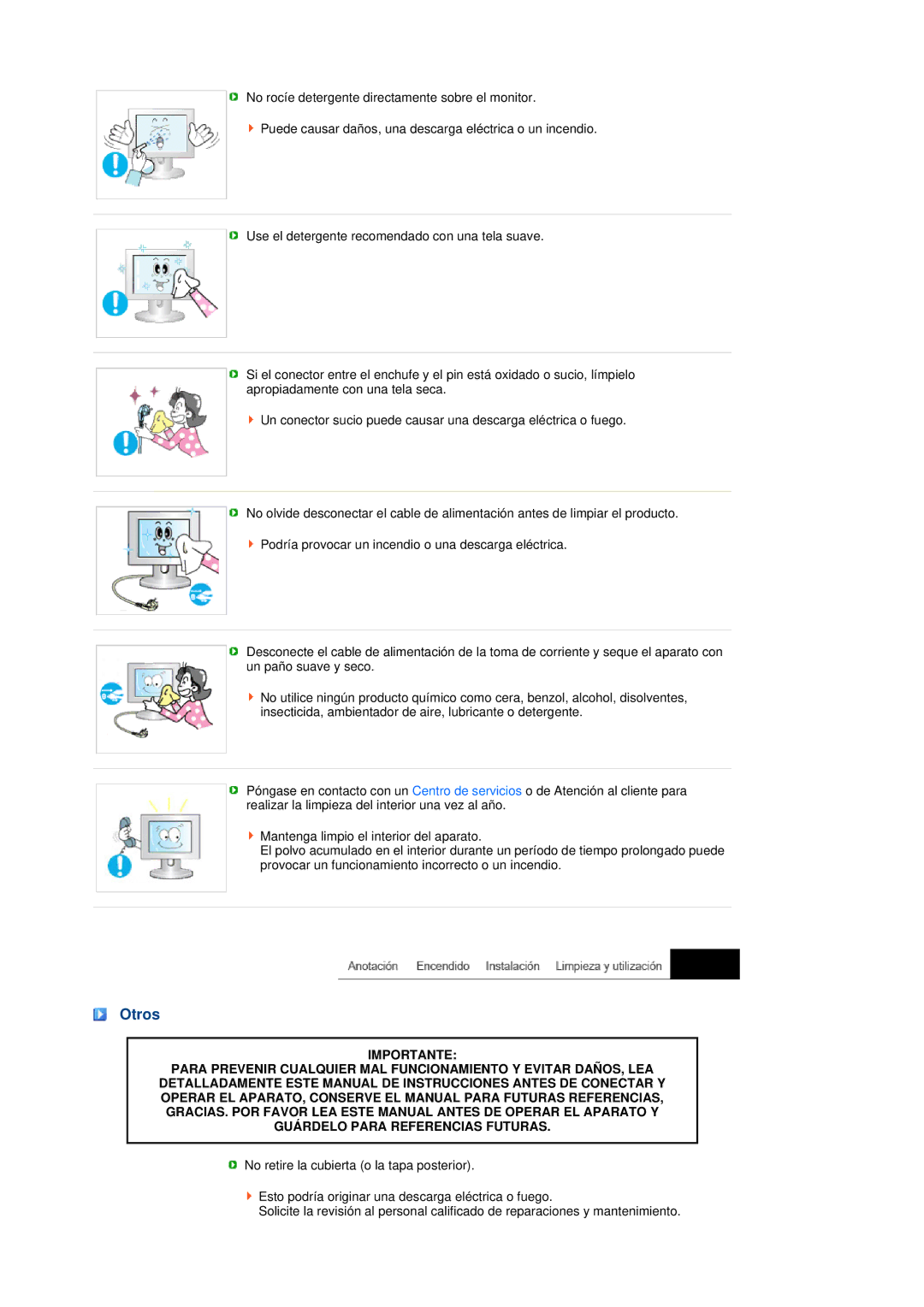 Samsung LS22MEHSFV/EDC, LS20MEWSFV/EDC, LS22MEWSFV/EDC, LS20MEHSFV/EDC manual Otros 