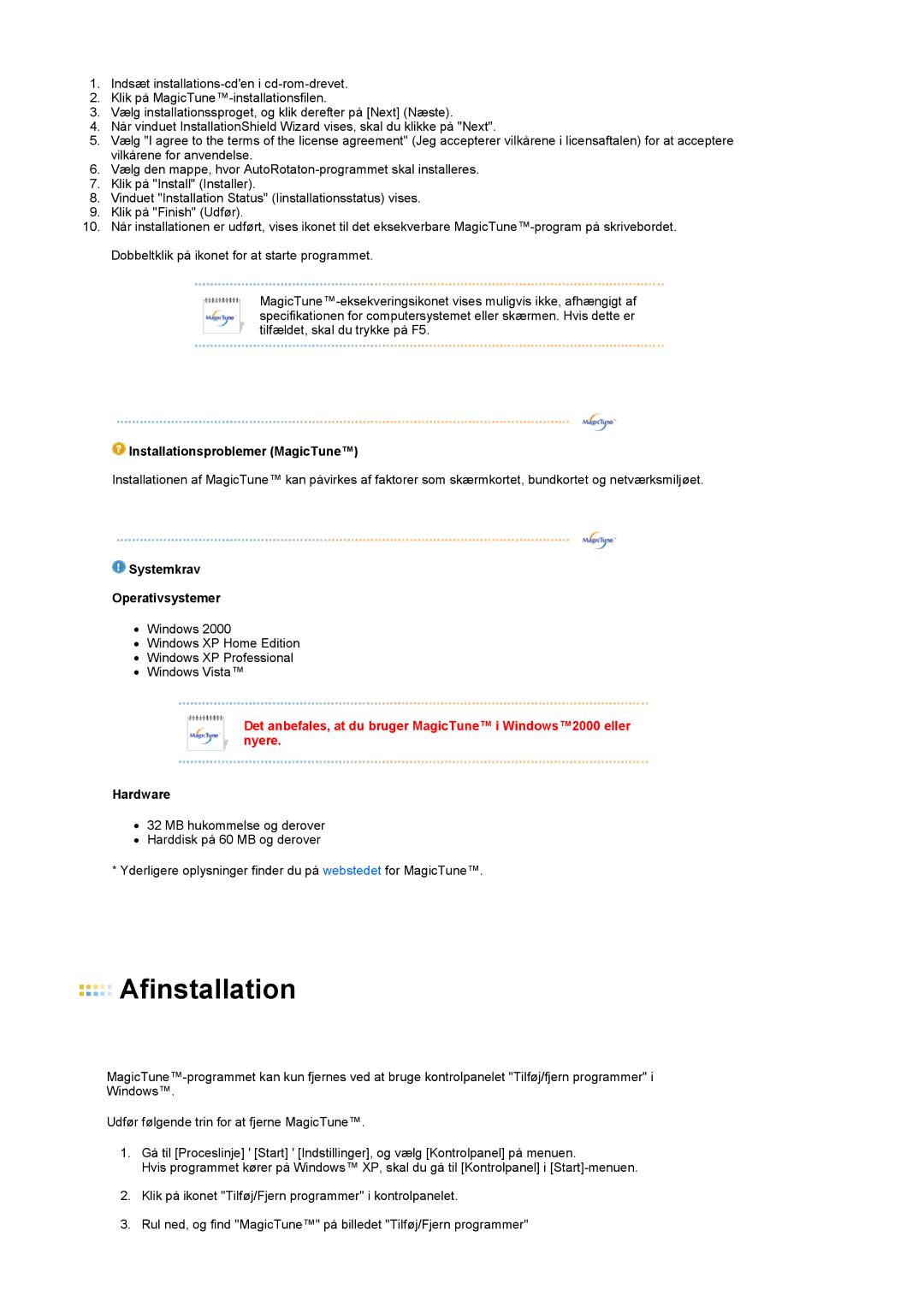 Samsung LS22MEWSFV/EDC, LS20MEWSFV/EDC, LS22MEHSFV/EDC, LS20MEHSFV/EDC manual Afinstallation 