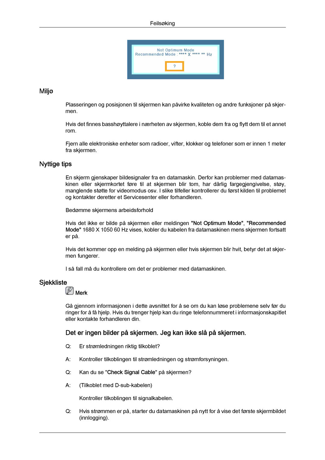 Samsung LS20MYYKBB/EDC, LS22MYYKBB/EDC, LS19MYYKBB/EDC manual Miljø 