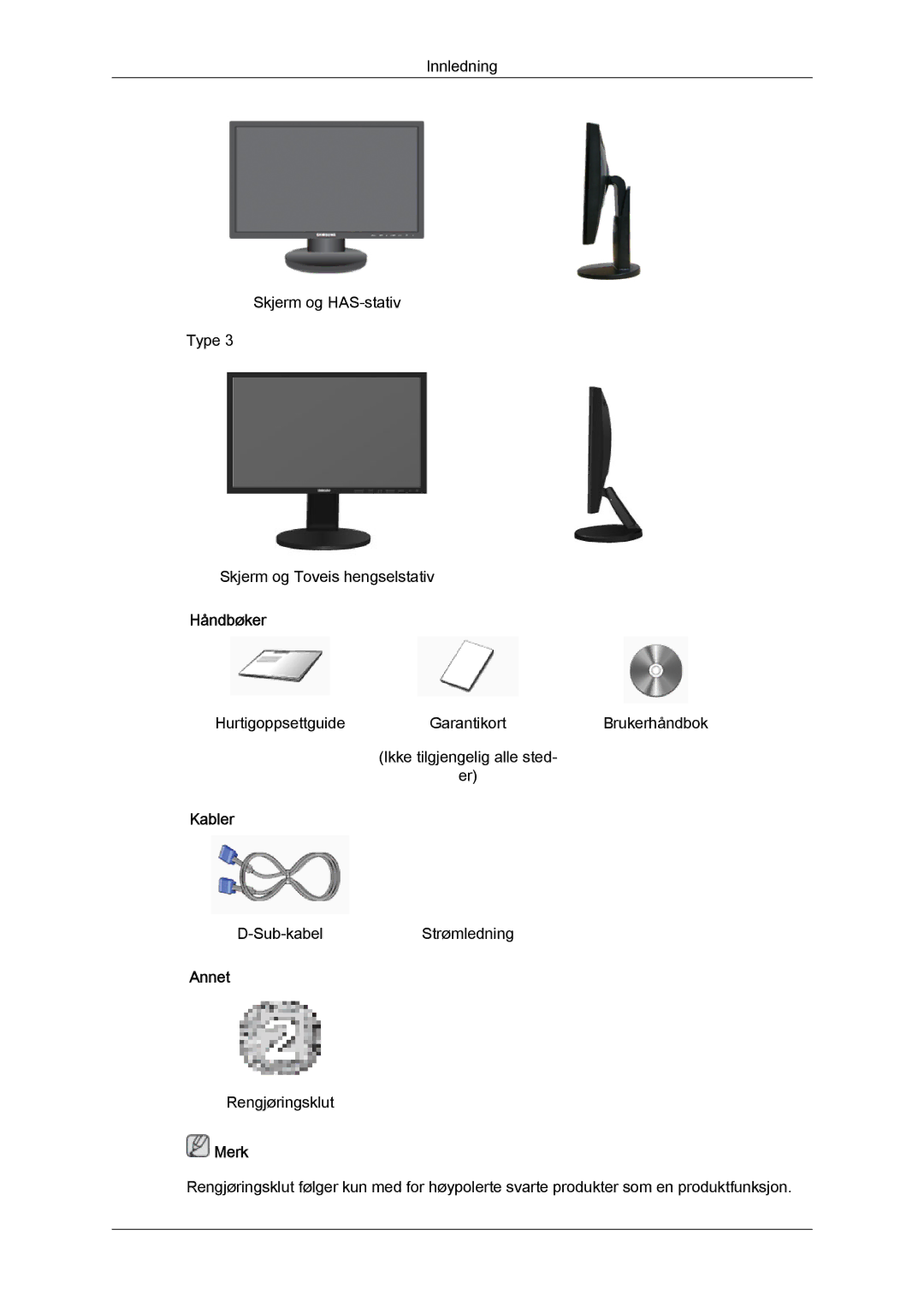 Samsung LS20MYYKBB/EDC, LS22MYYKBB/EDC, LS19MYYKBB/EDC manual Håndbøker 