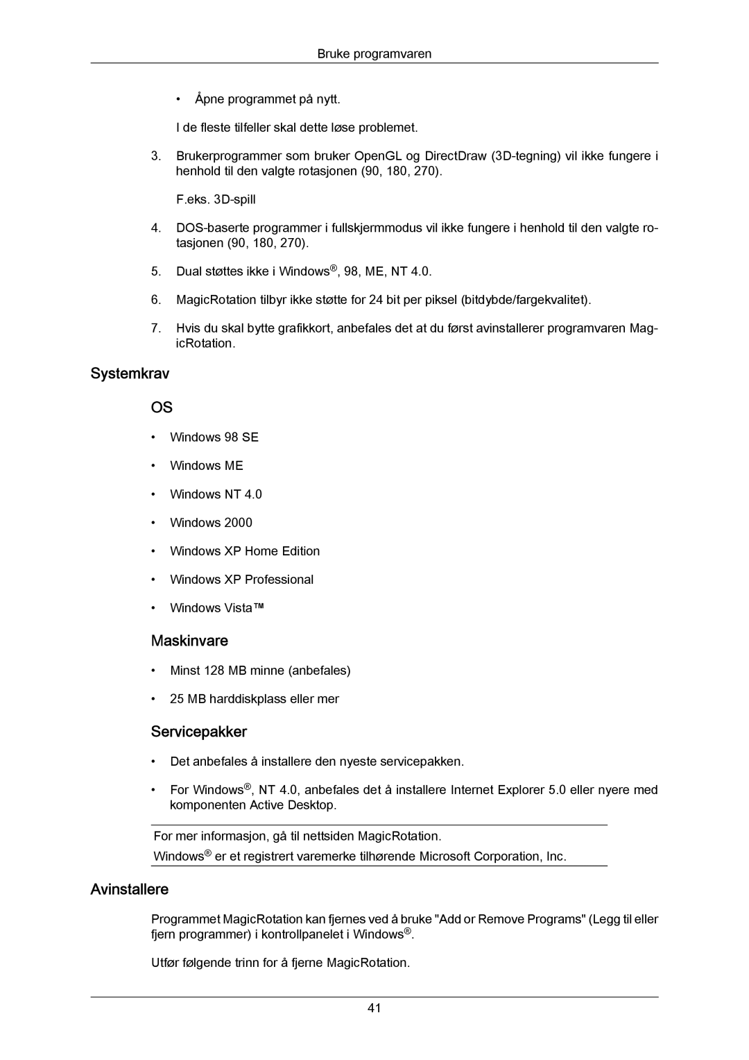 Samsung LS20MYYKBB/EDC, LS22MYYKBB/EDC, LS19MYYKBB/EDC manual Servicepakker 