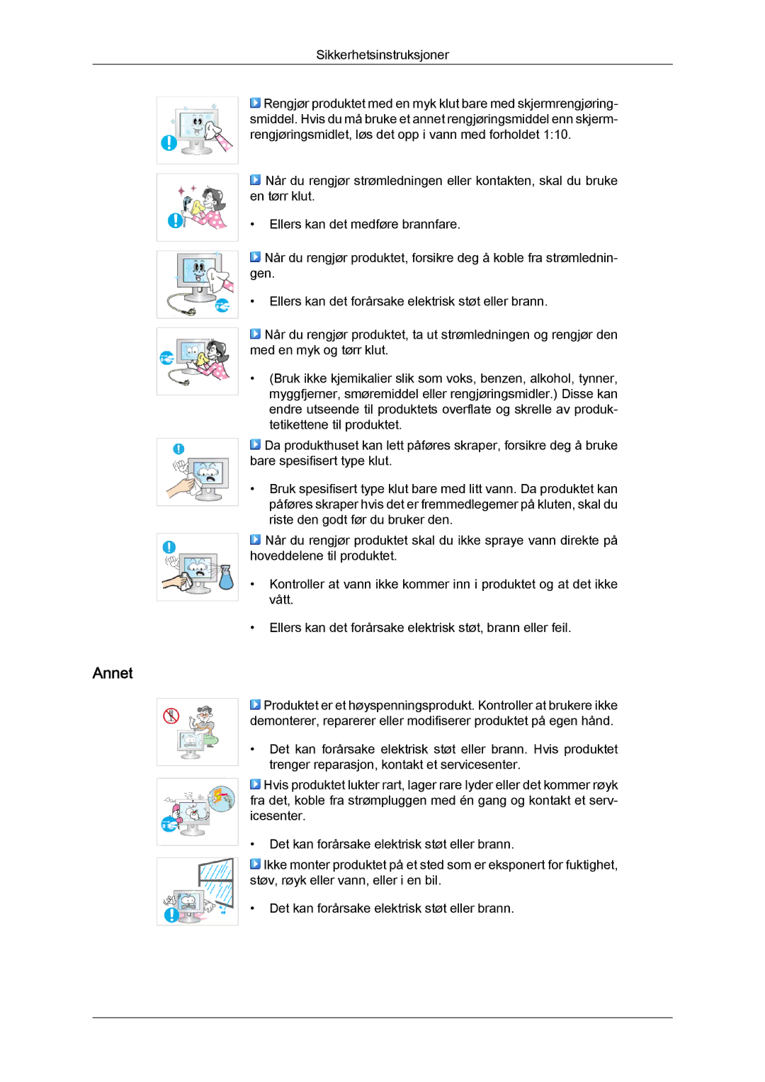 Samsung LS19MYYKBB/EDC, LS20MYYKBB/EDC, LS22MYYKBB/EDC manual Annet 