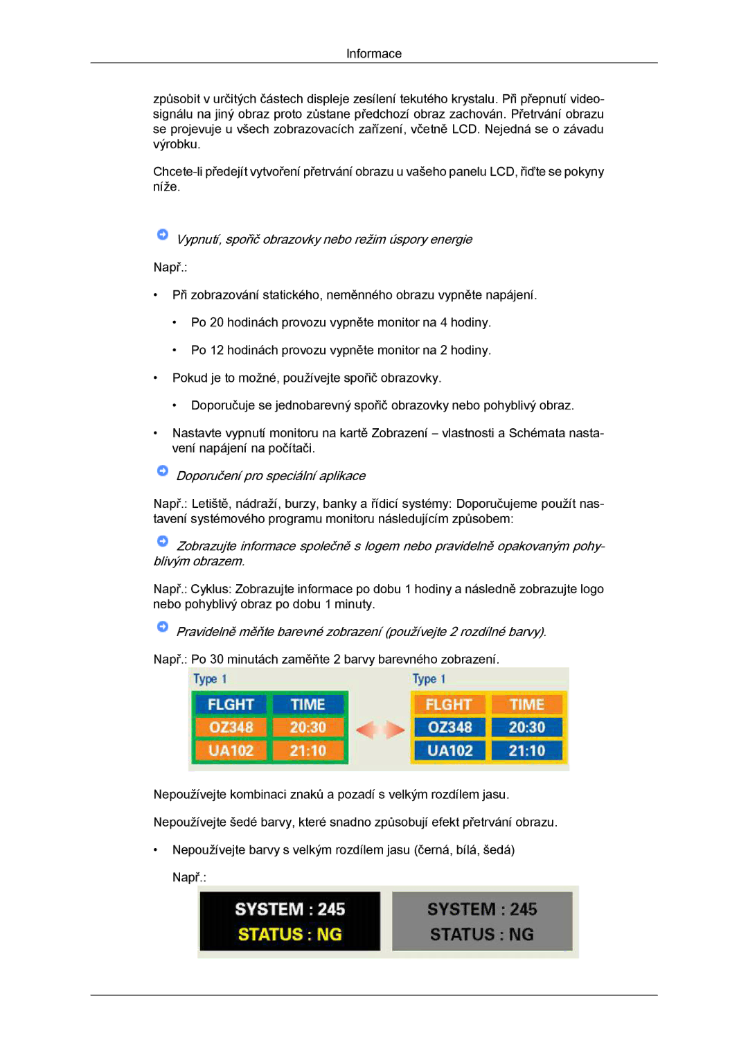 Samsung LS19MYYKBBA/EN, LS20MYYKBB/EDC, LS22MYYKBB/EDC, LS22MYLKF/EDC Vypnutí, spořič obrazovky nebo režim úspory energie 