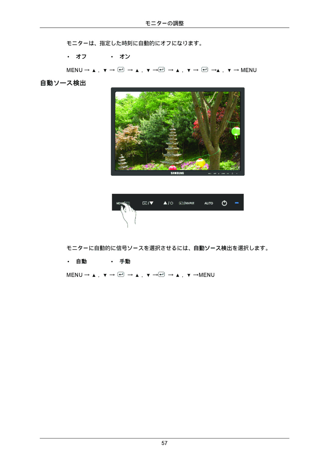 Samsung LS20MYZKBQ/XSJ, LS22MYZKBQ/XSJ manual 自動ソース検出 