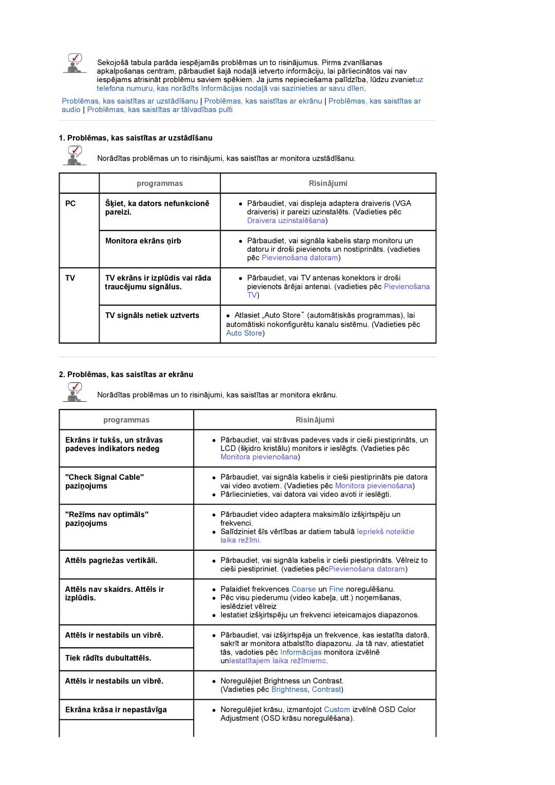 Samsung LS20PMASF/EDC, LS19PMASF/EDC manual Draivera uzinstalēšana 