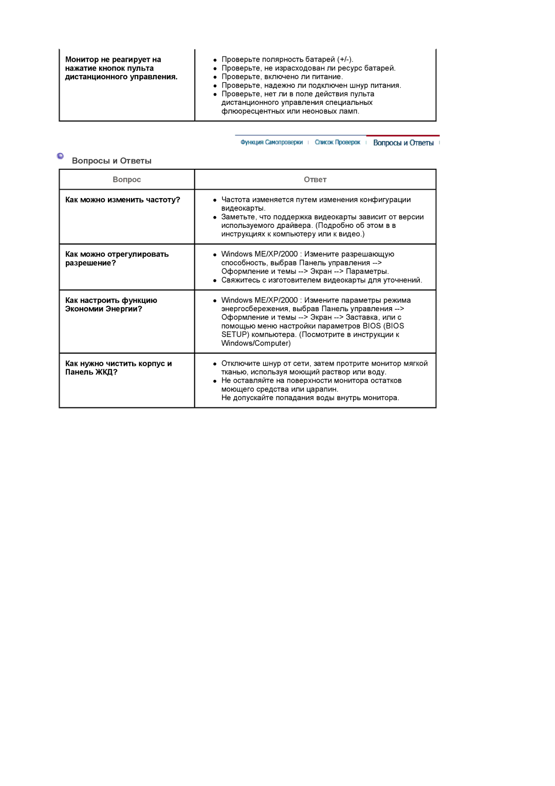 Samsung LS20PMASFT/EDC, LS20PMASF/EDC manual Вопросы и Ответы 