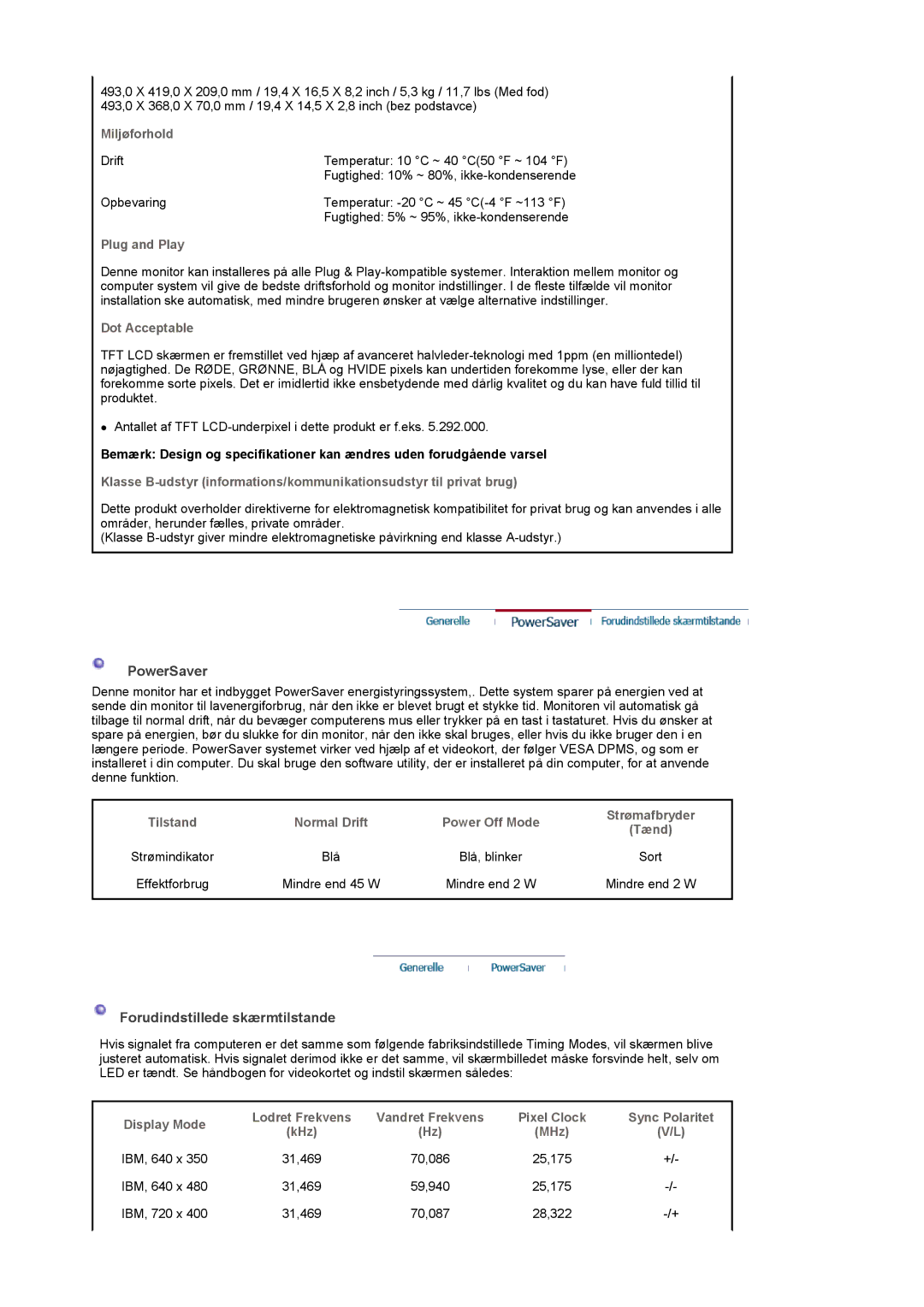 Samsung LS20PMASF/EDC manual PowerSaver 