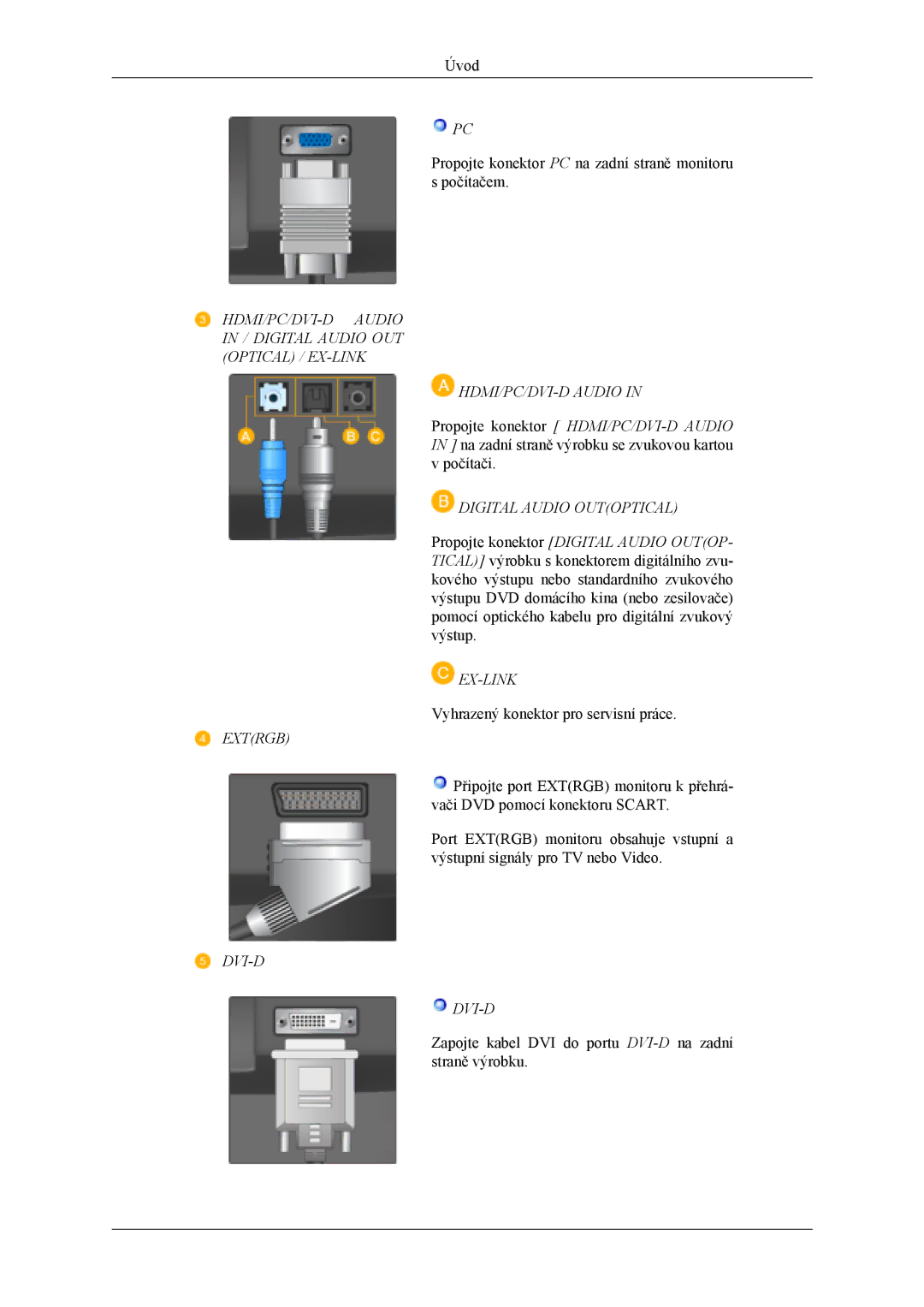 Samsung LS20TDDSUV/EN, LS20TDVSUV/EN, LS22TDVSUV/EN, LS22TDDSUV/EN manual HDMI/PC/DVI-D Audio 