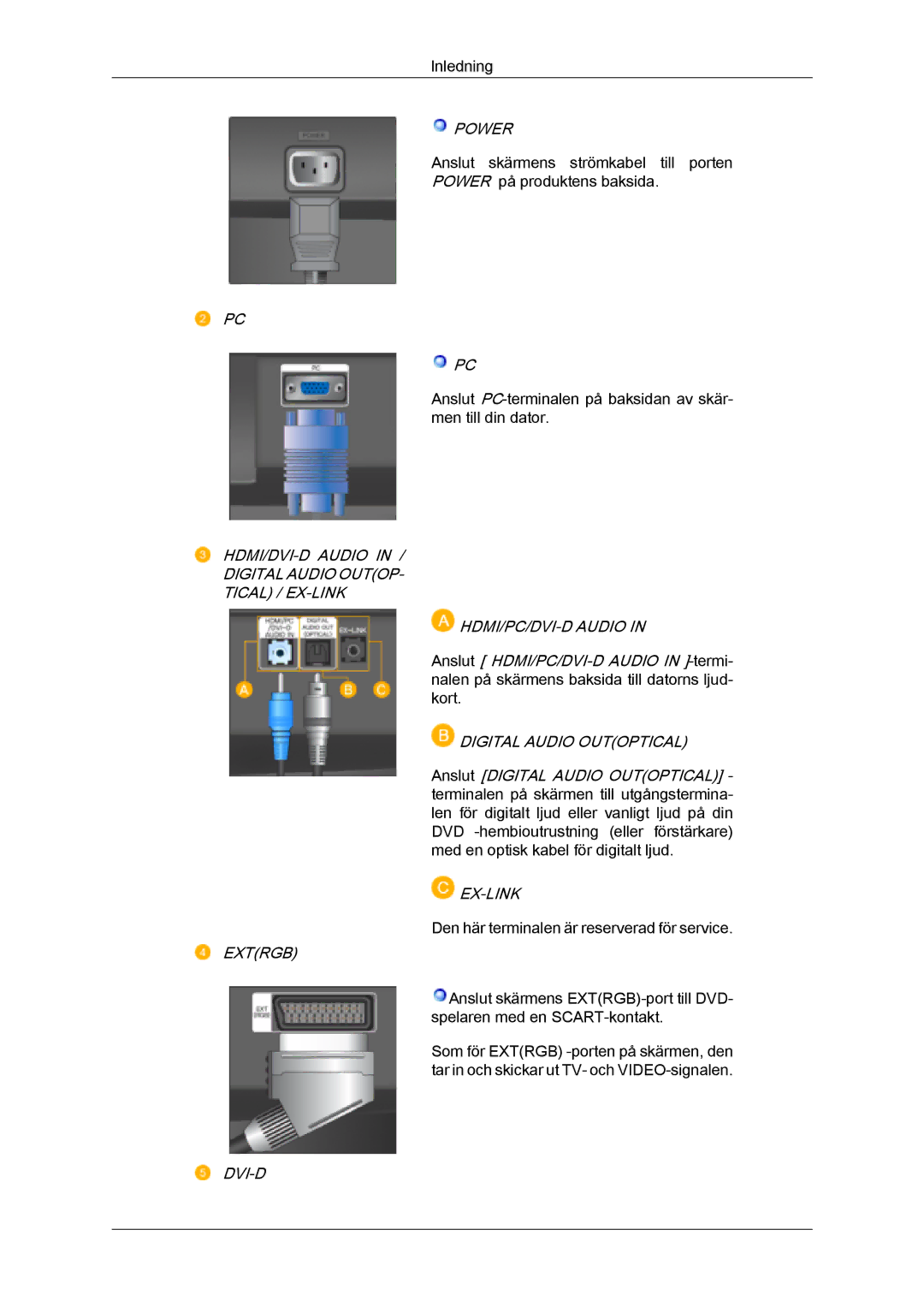 Samsung LS24TDDSUV/EN, LS20TDVSUV/EN, LS24TDVSUV/EN, LS22TDVSUV/EN, LS20TDDSUV/EN, LS22TDDSUV/EN manual HDMI/PC/DVI-D Audio 