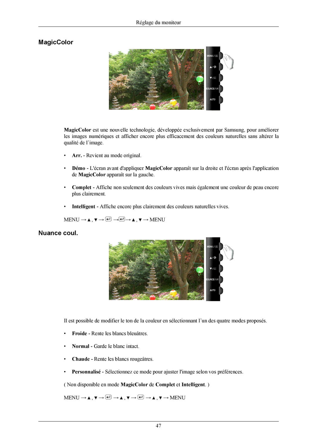 Samsung LS20TWHSUV/EN, LS19TWHSUV/EN, LS22TWHSUV/EN manual MagicColor 