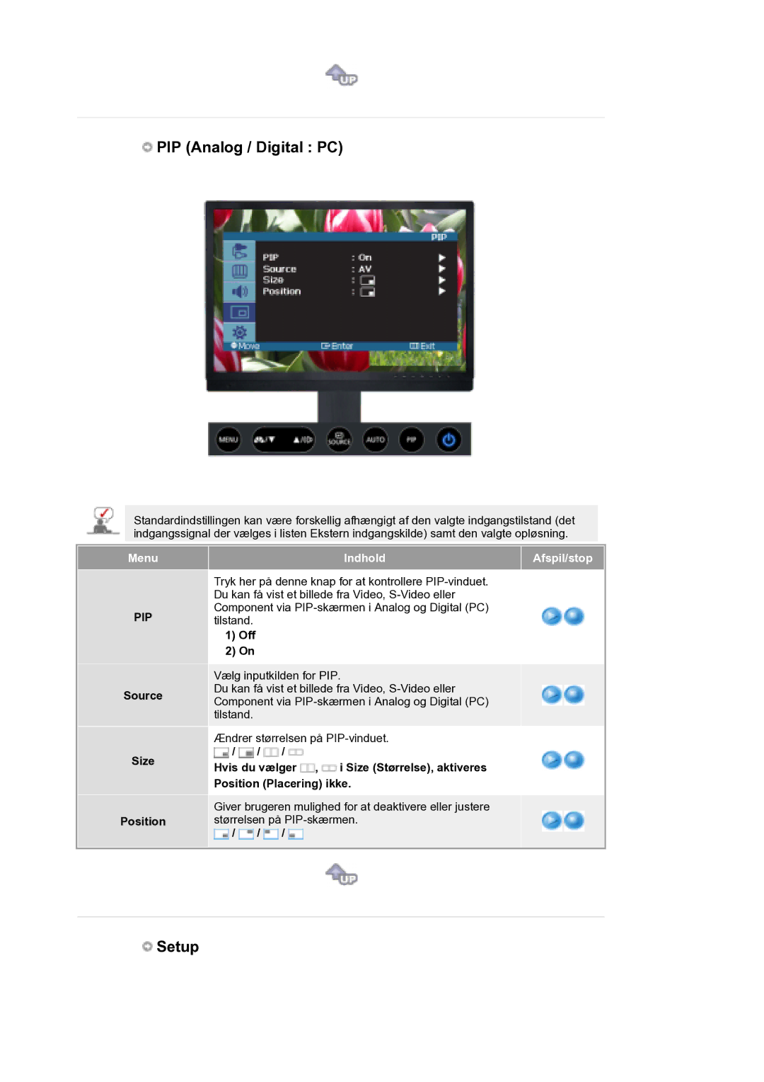 Samsung LS21DPWASQ/EDC manual Source Size Position, Off 